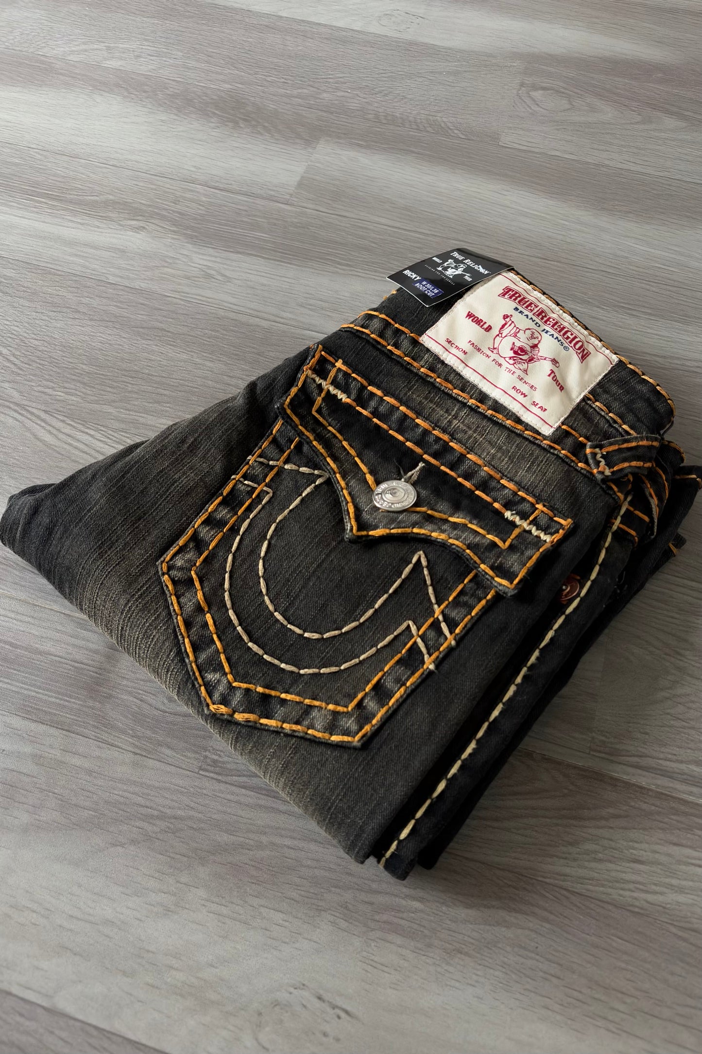 Signature Thread Bootcut Denim