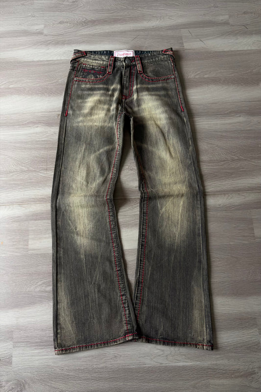 Crimson Core Honey Fade Slim Bootcut