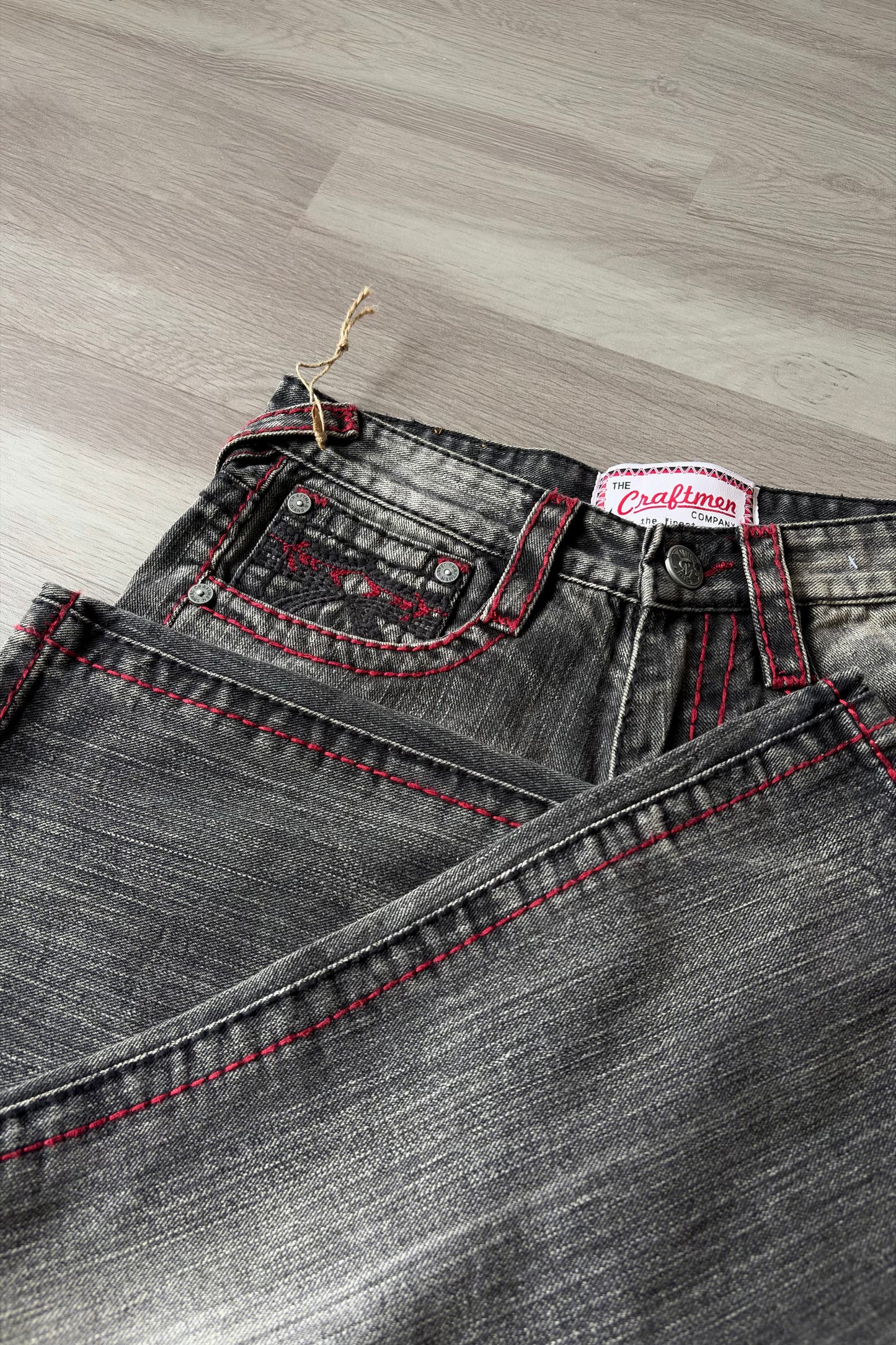 Crimson Core Mocha Grey Slim Bootcut