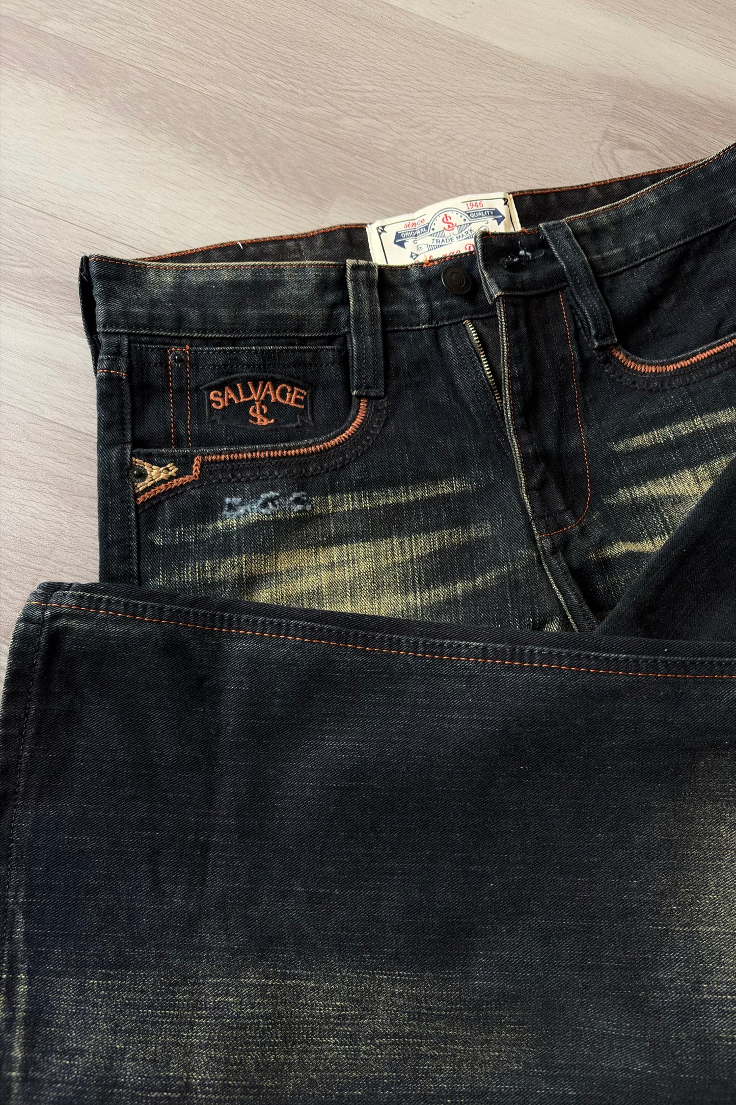 Black Havoc Olive Fade Bootcut