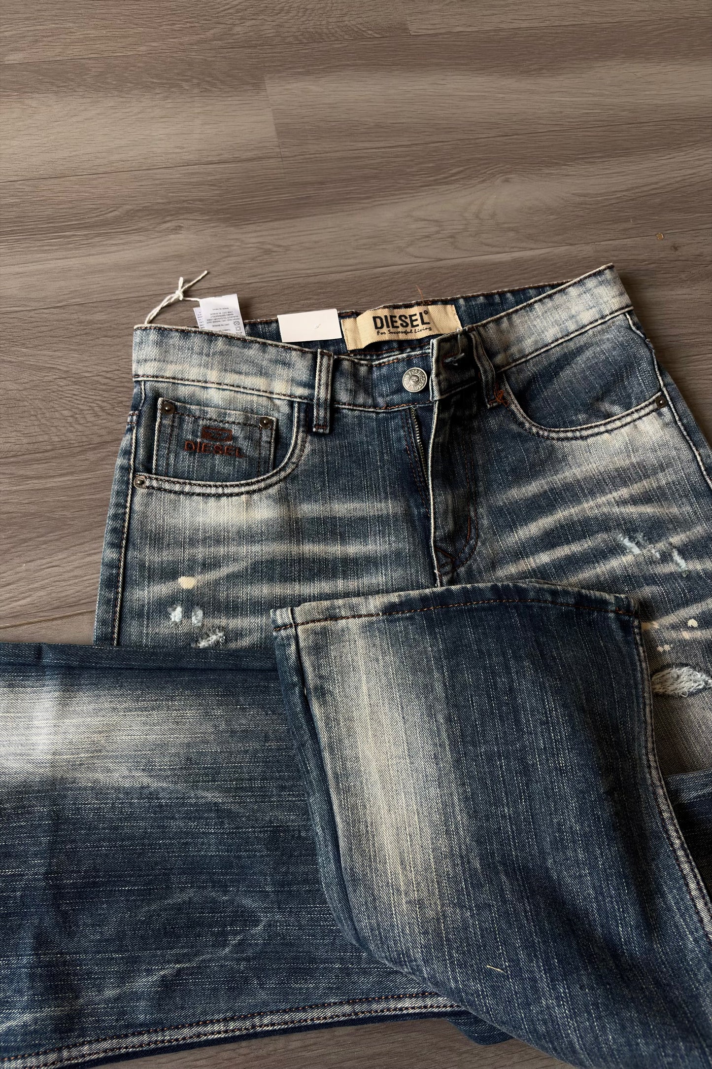 Hadal Blue Rushed Bootcut
