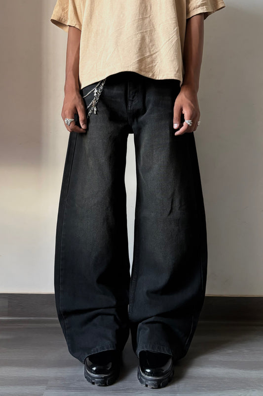 Rich Warm Black Wideleg