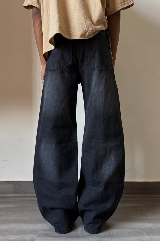 Dark Indigo Fade Wideleg