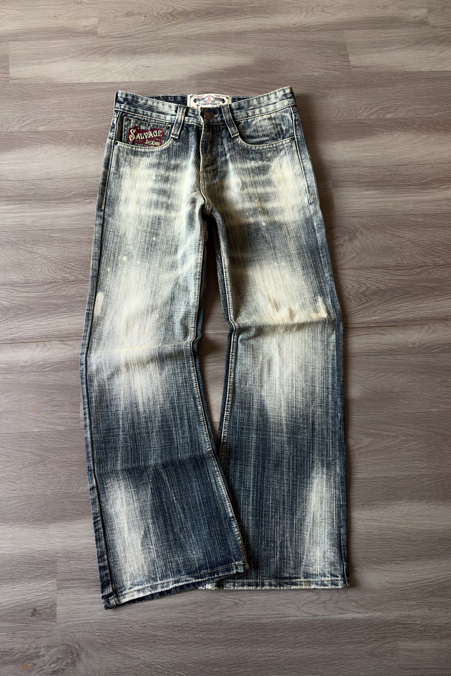Vintage Faded Cross Slub Bootcut