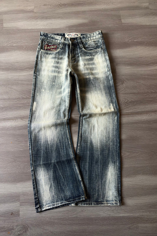 Vintage Faded Cross Slub Bootcut