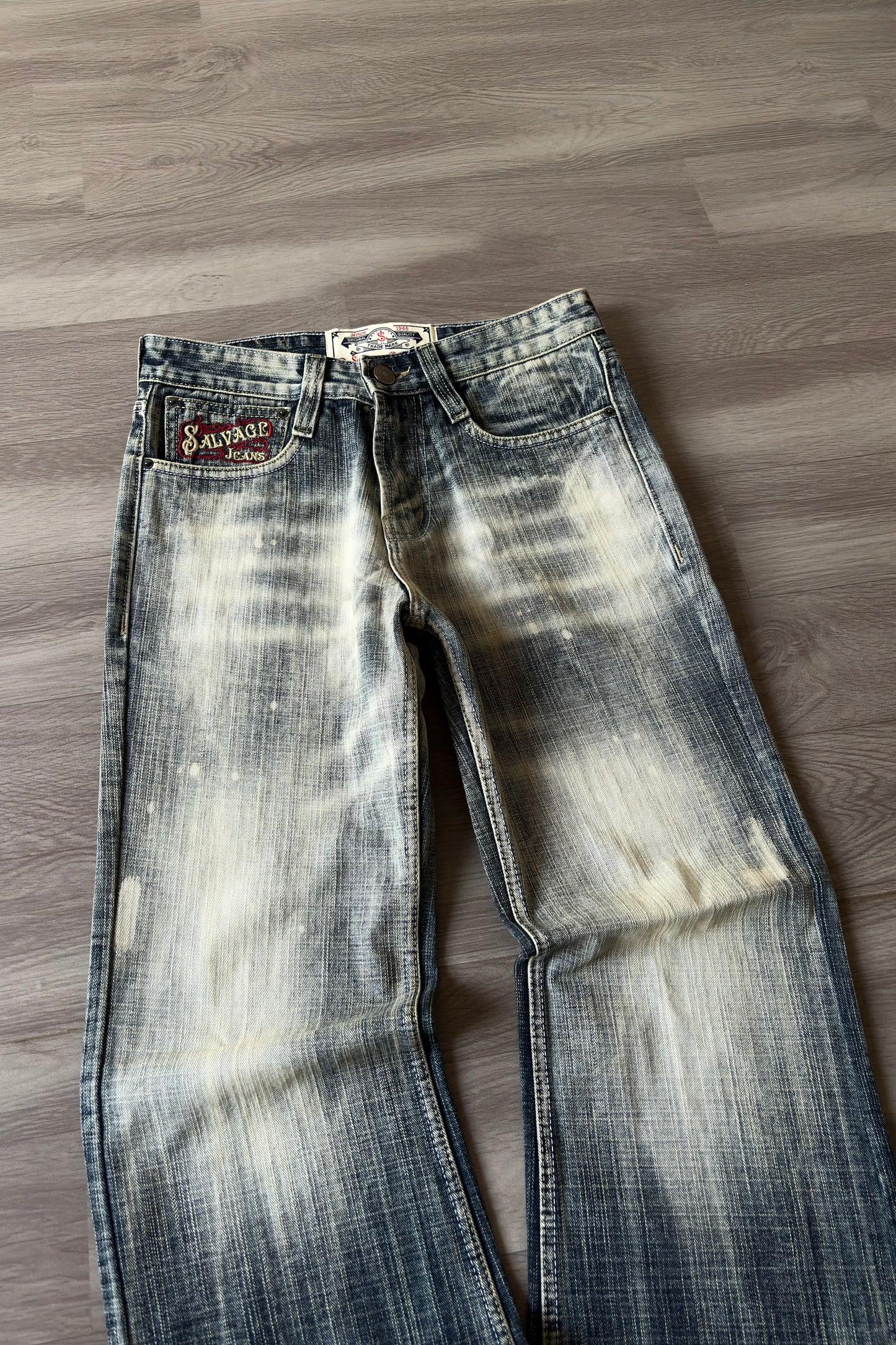 Vintage Faded Cross Slub Bootcut