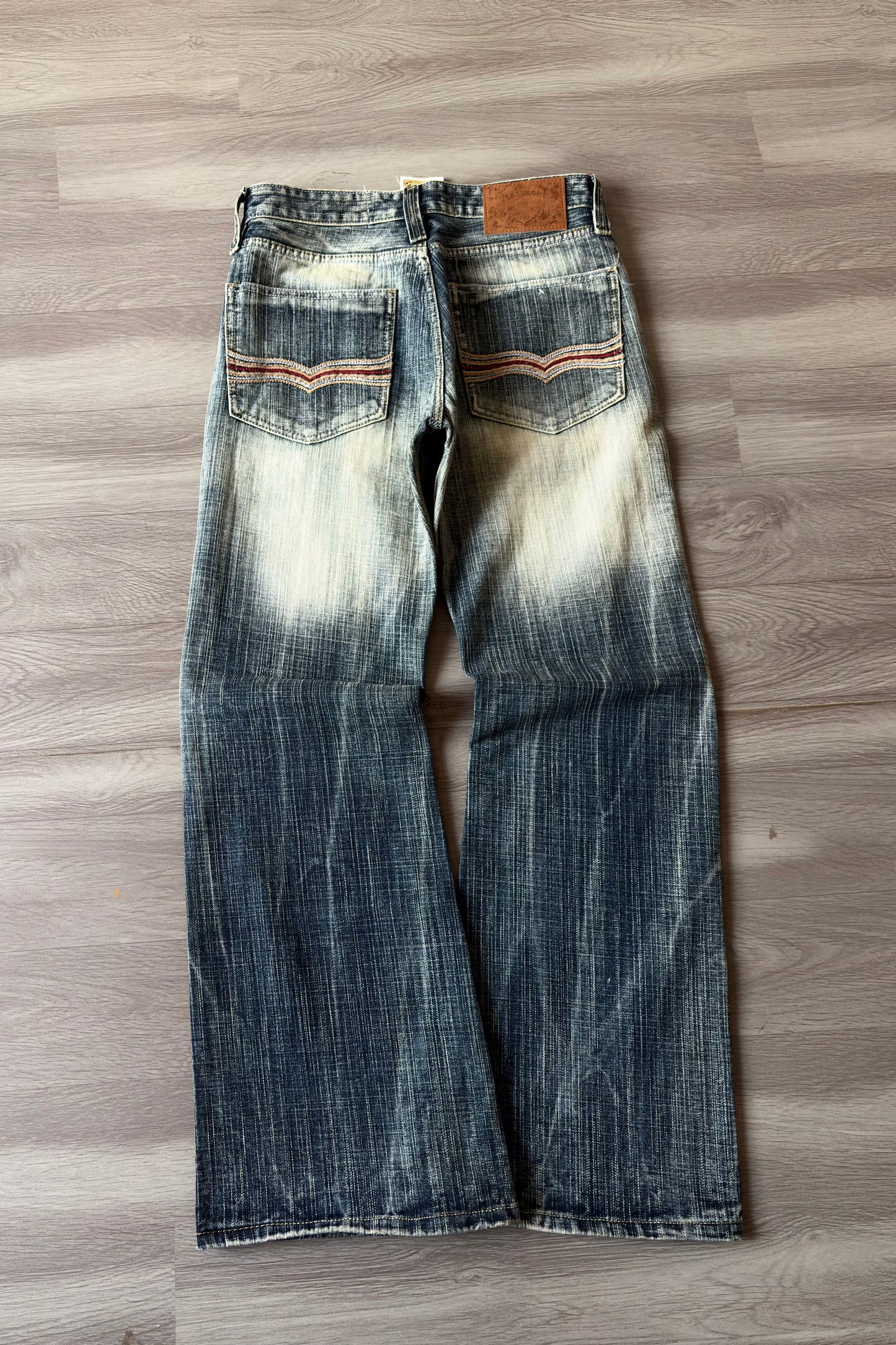Vintage Faded Cross Slub Bootcut
