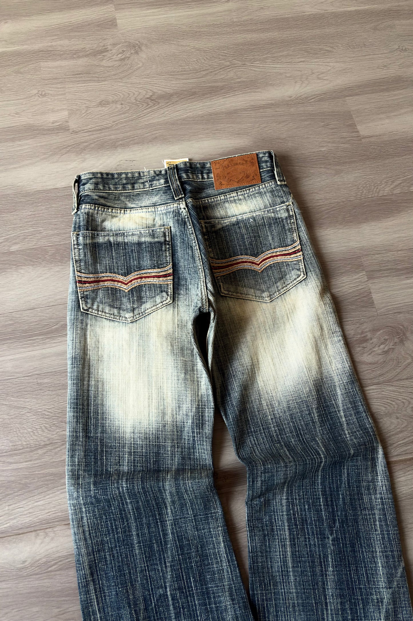 Vintage Faded Cross Slub Bootcut