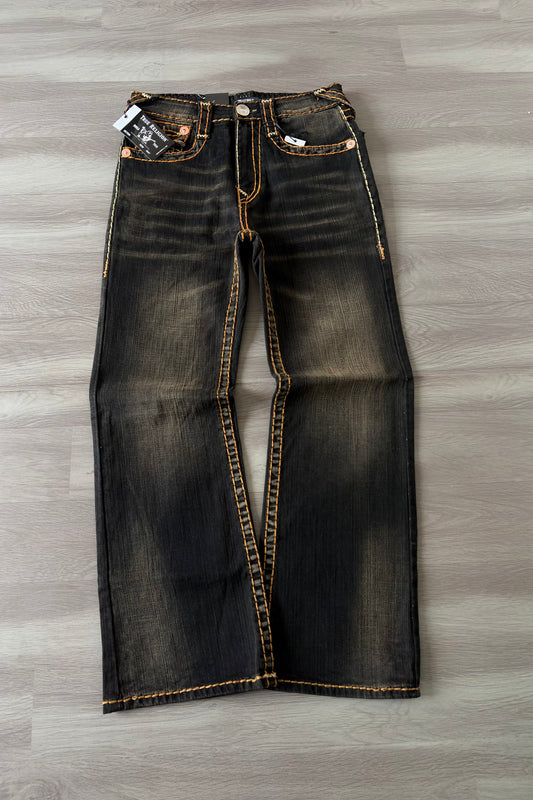 Signature Thread Bootcut Denim