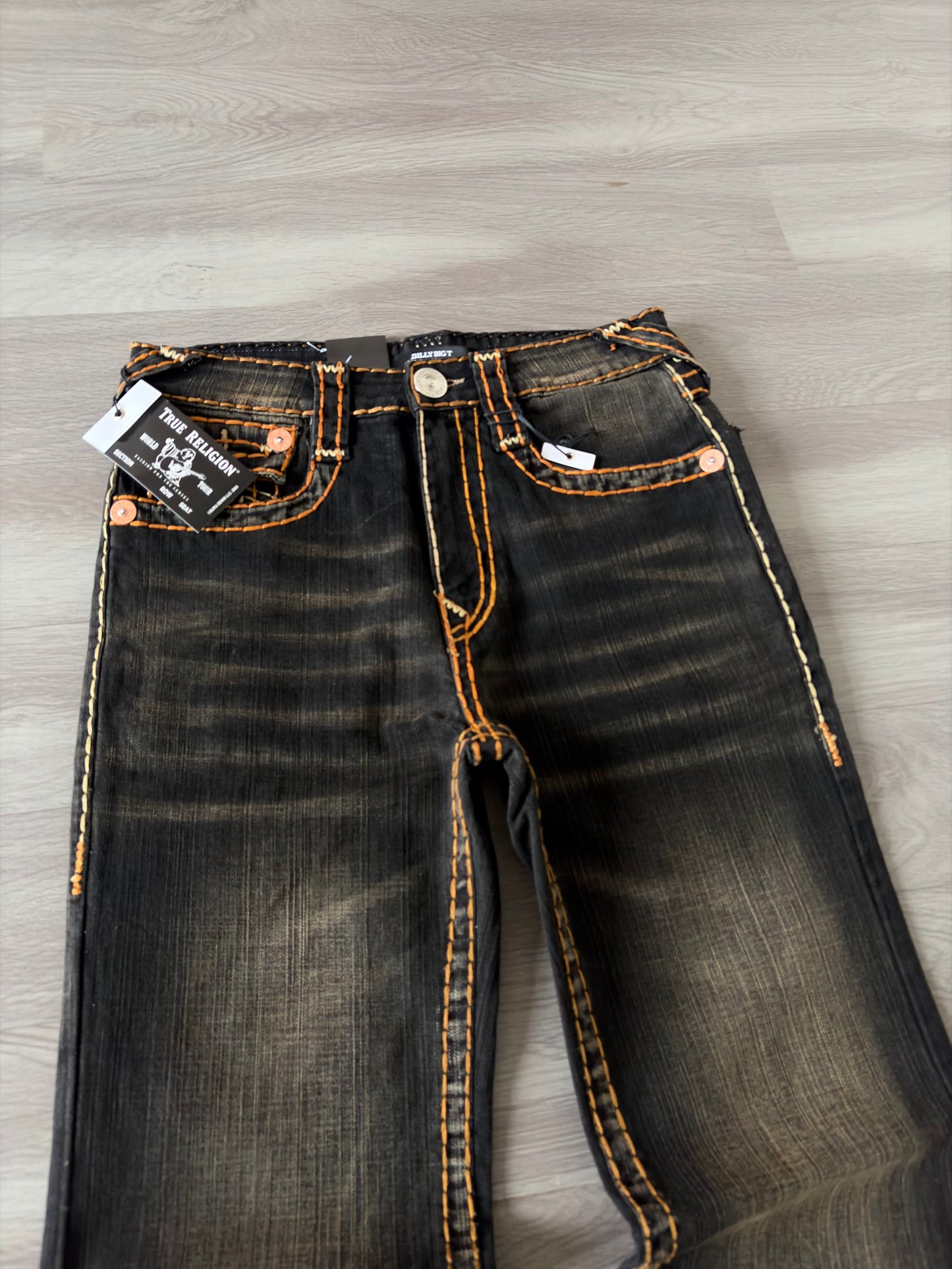 Signature Thread Bootcut Denim