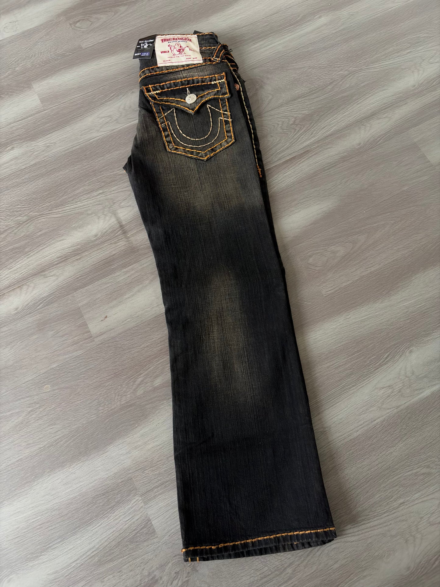 Signature Thread Bootcut Denim