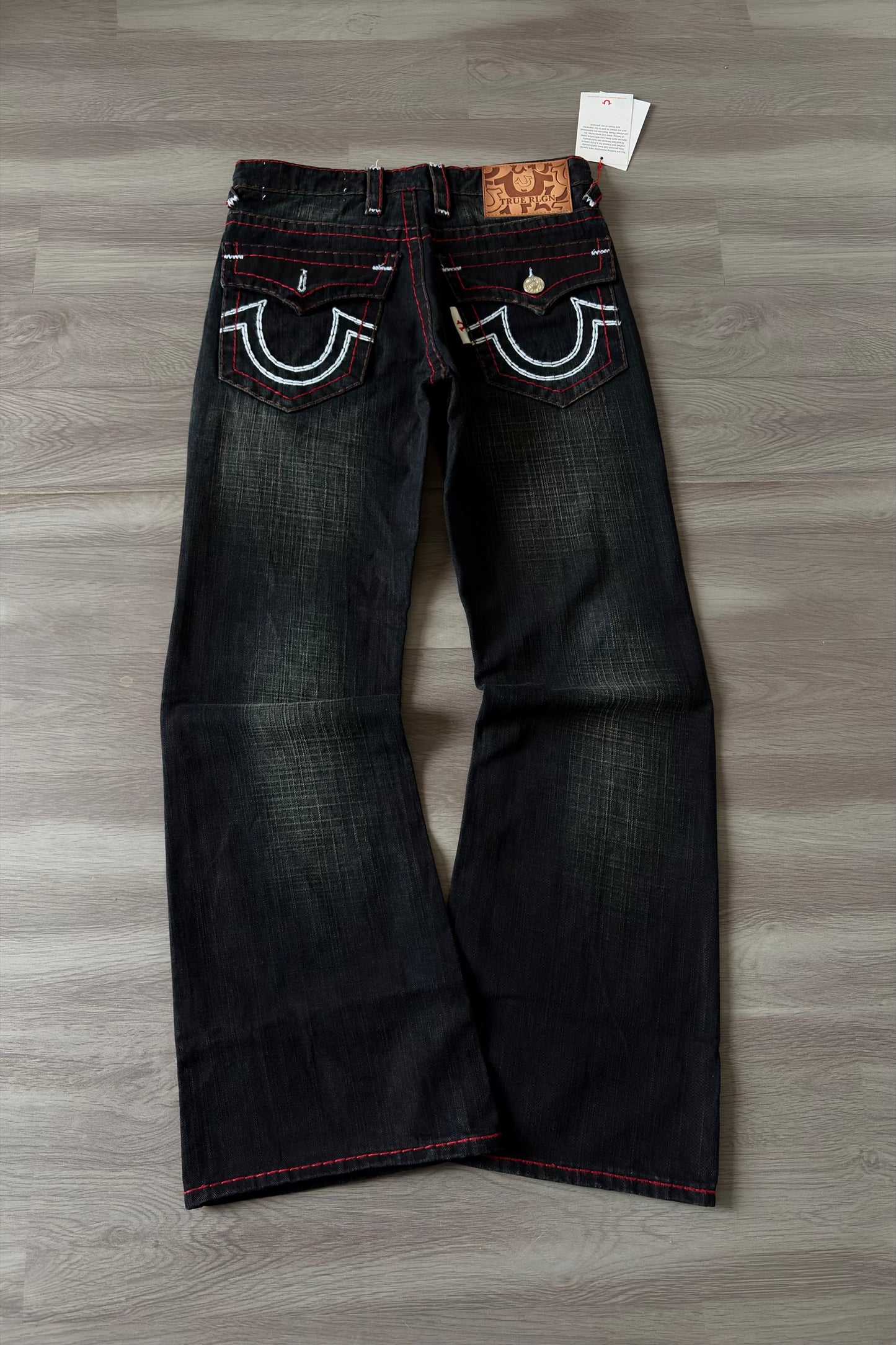 Bloodline Heavy Thread Bootcut Denim.