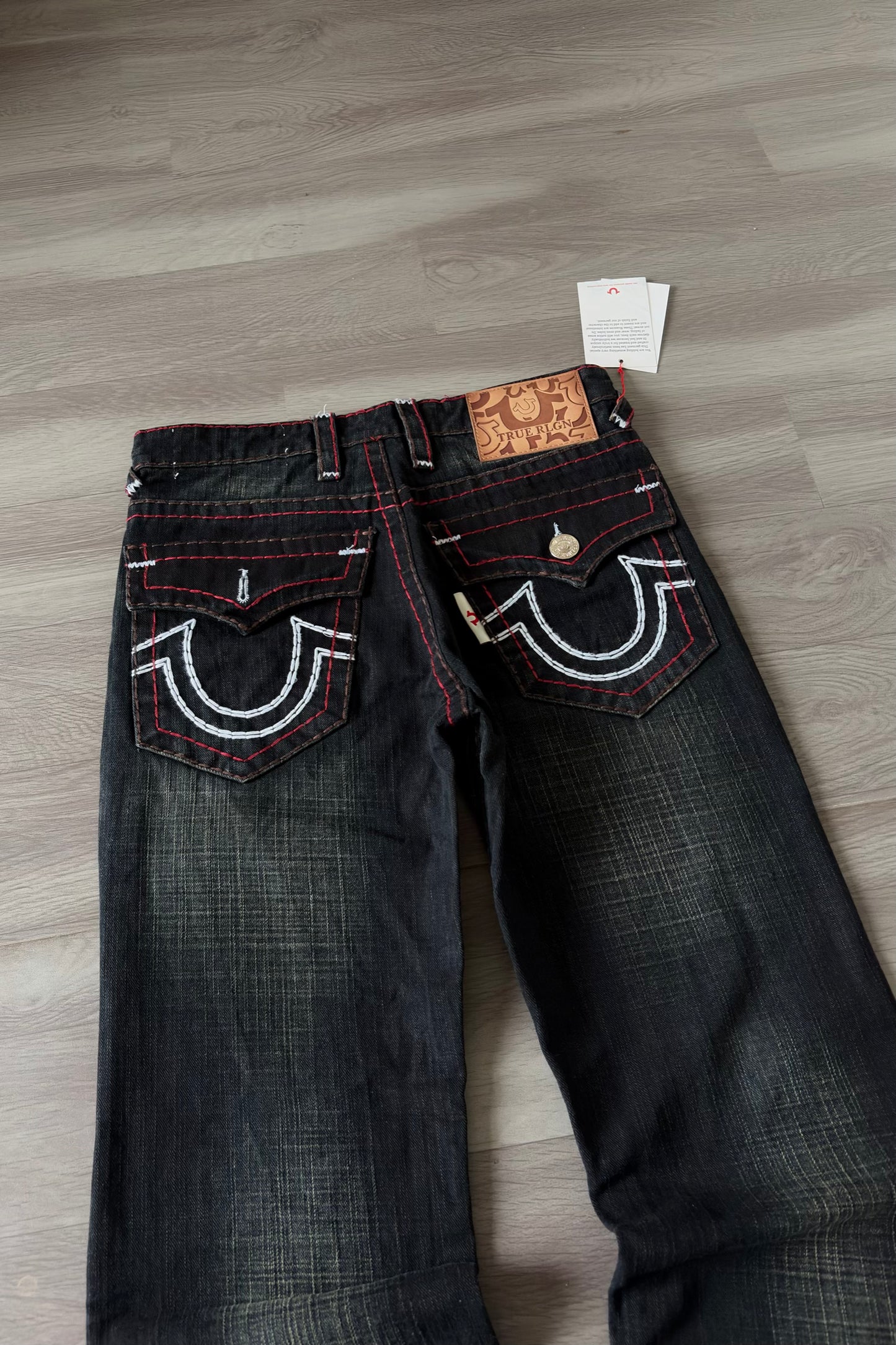 Bloodline Heavy Thread Bootcut Denim.
