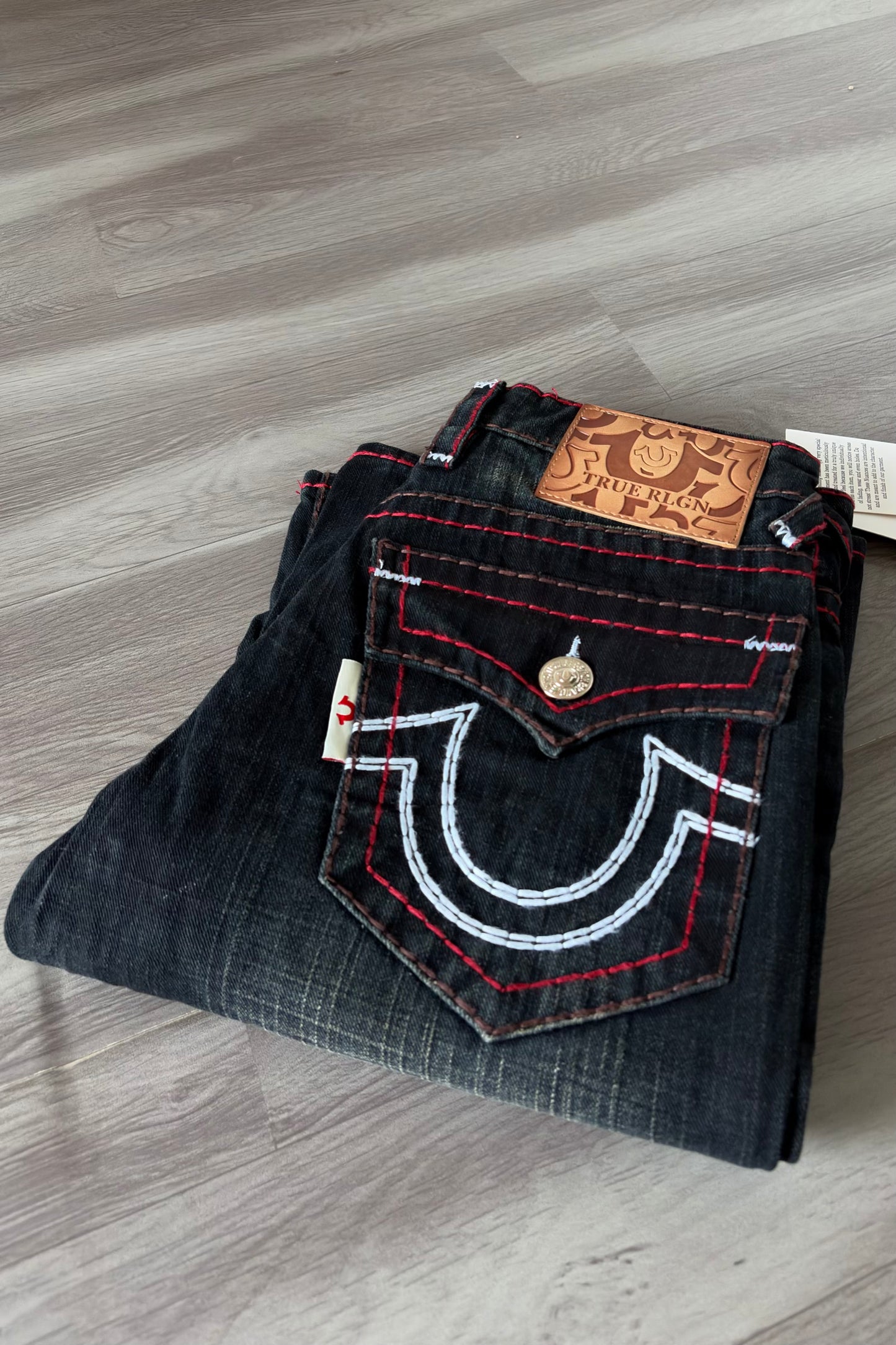 Bloodline Heavy Thread Bootcut Denim.