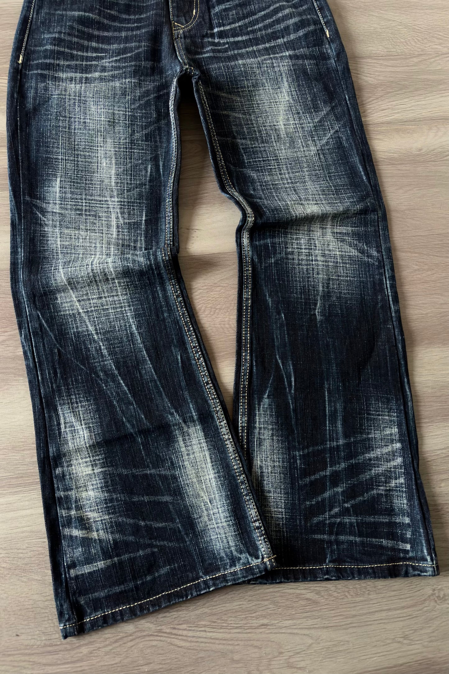 Vintage Indigo Bootcut Denim.