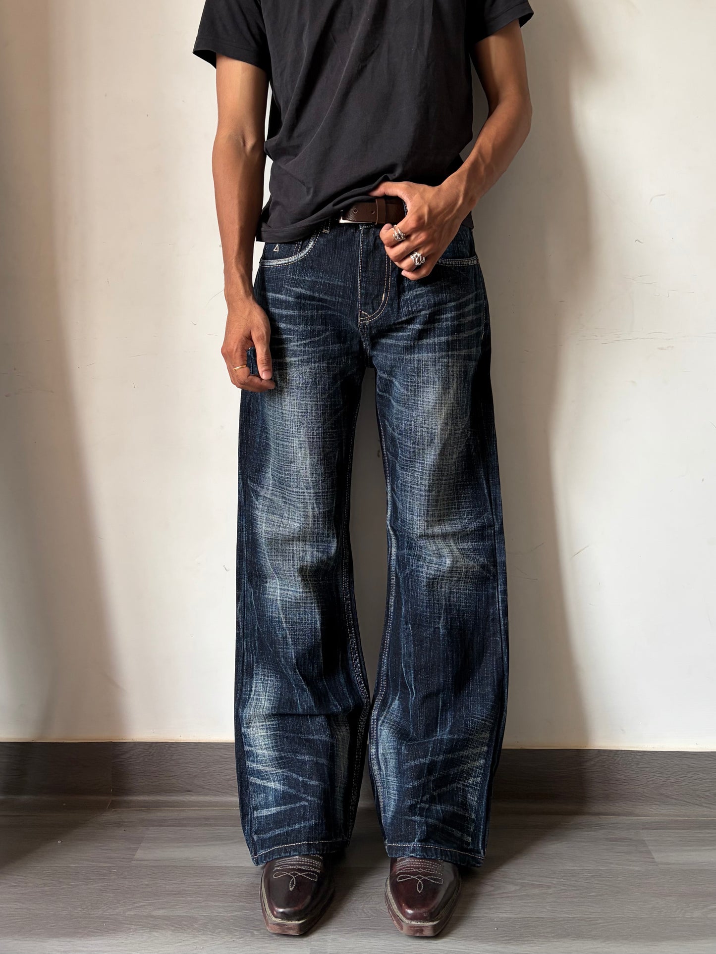 Vintage Indigo Bootcut Denim.