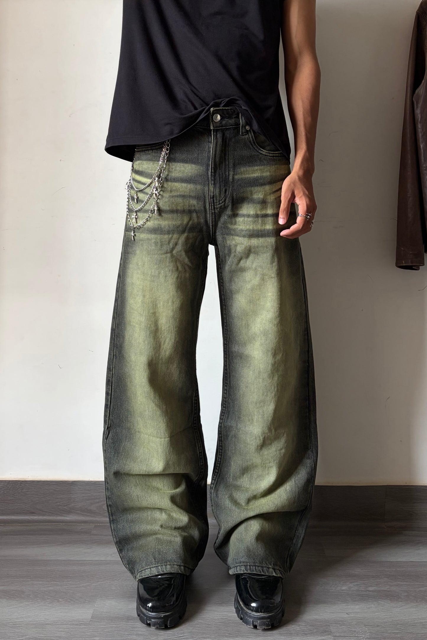 Forest Wash Baggy Denim