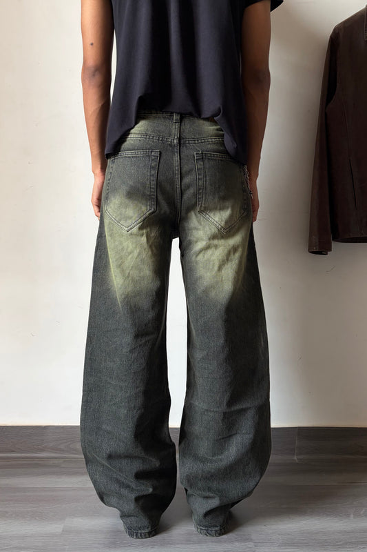 Forest Wash Baggy Denim