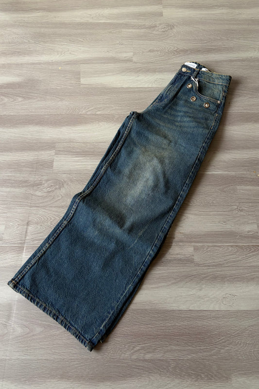 Spider Blue Super Baggy Denim