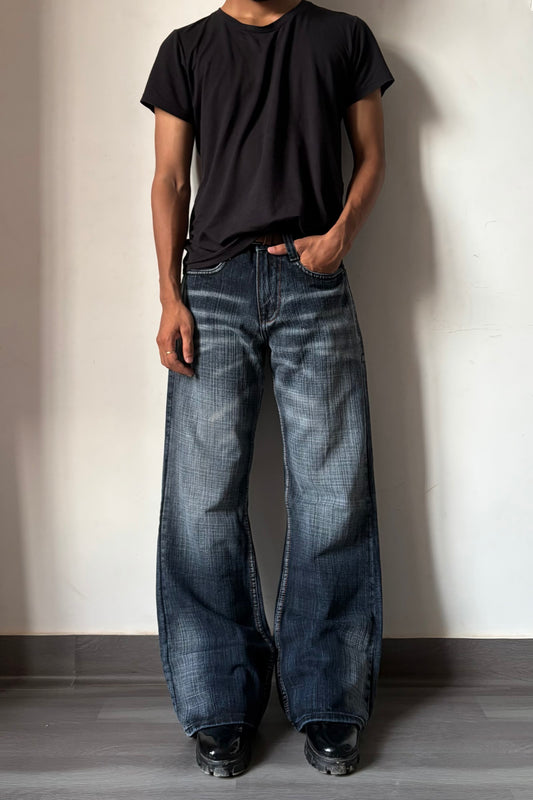 Smoke Grey Heavy Bootcut Denim