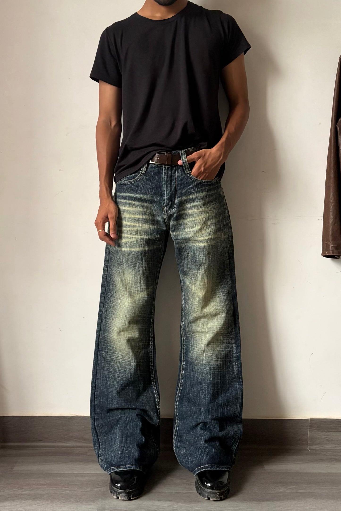 Smoke Wash Bootcut Denim