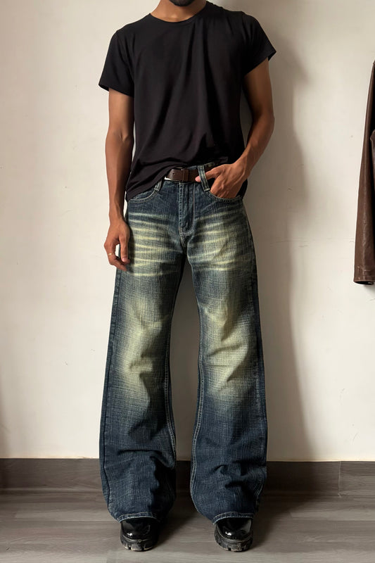 Smoke Wash Bootcut Denim