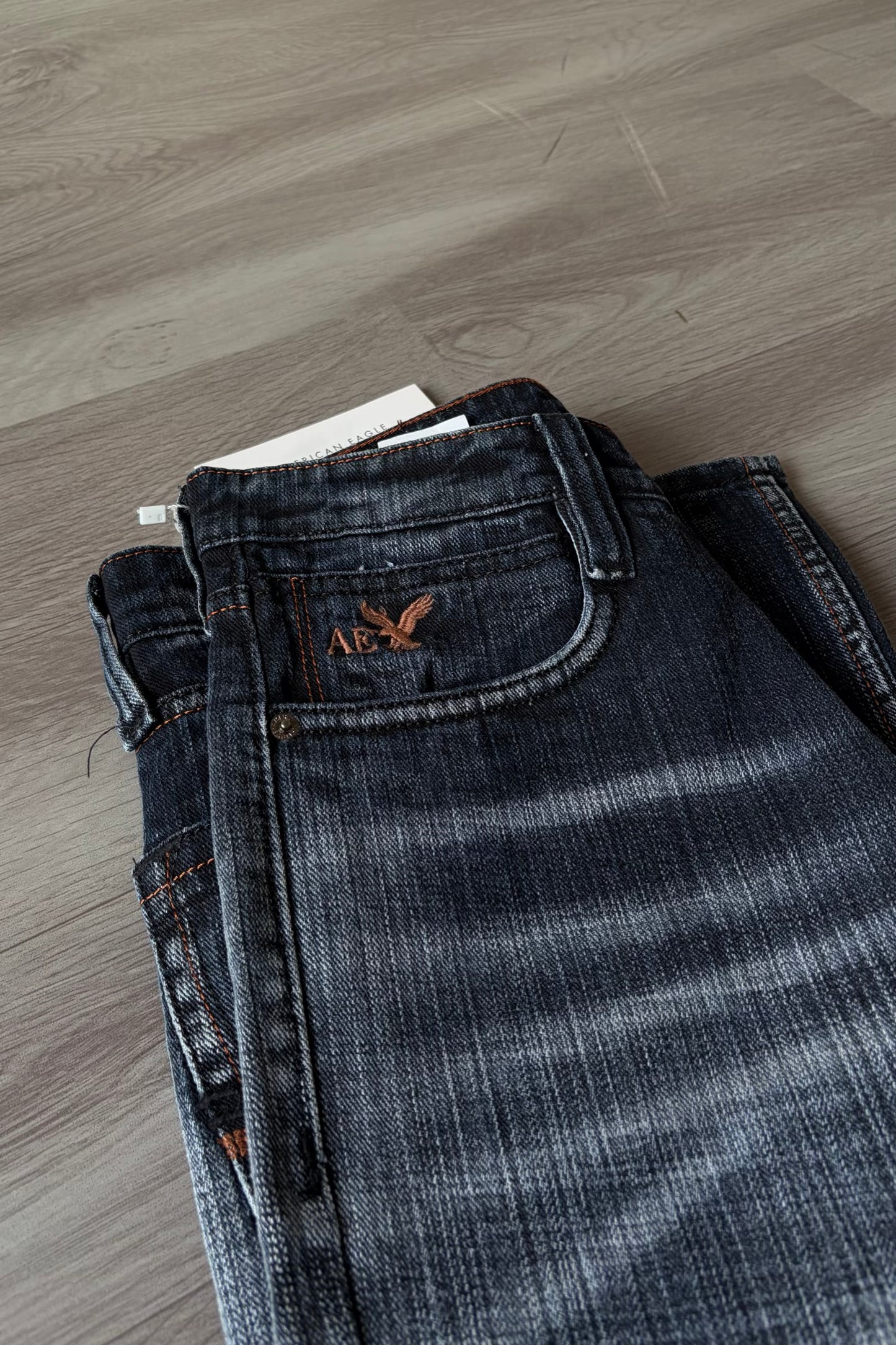 Smoke Grey Heavy Bootcut Denim