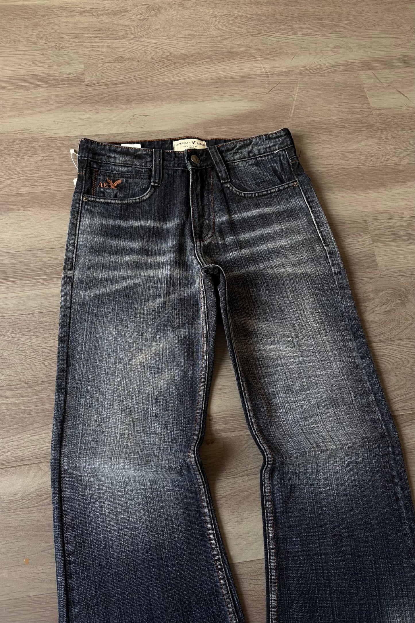 Smoke Grey Heavy Bootcut Denim