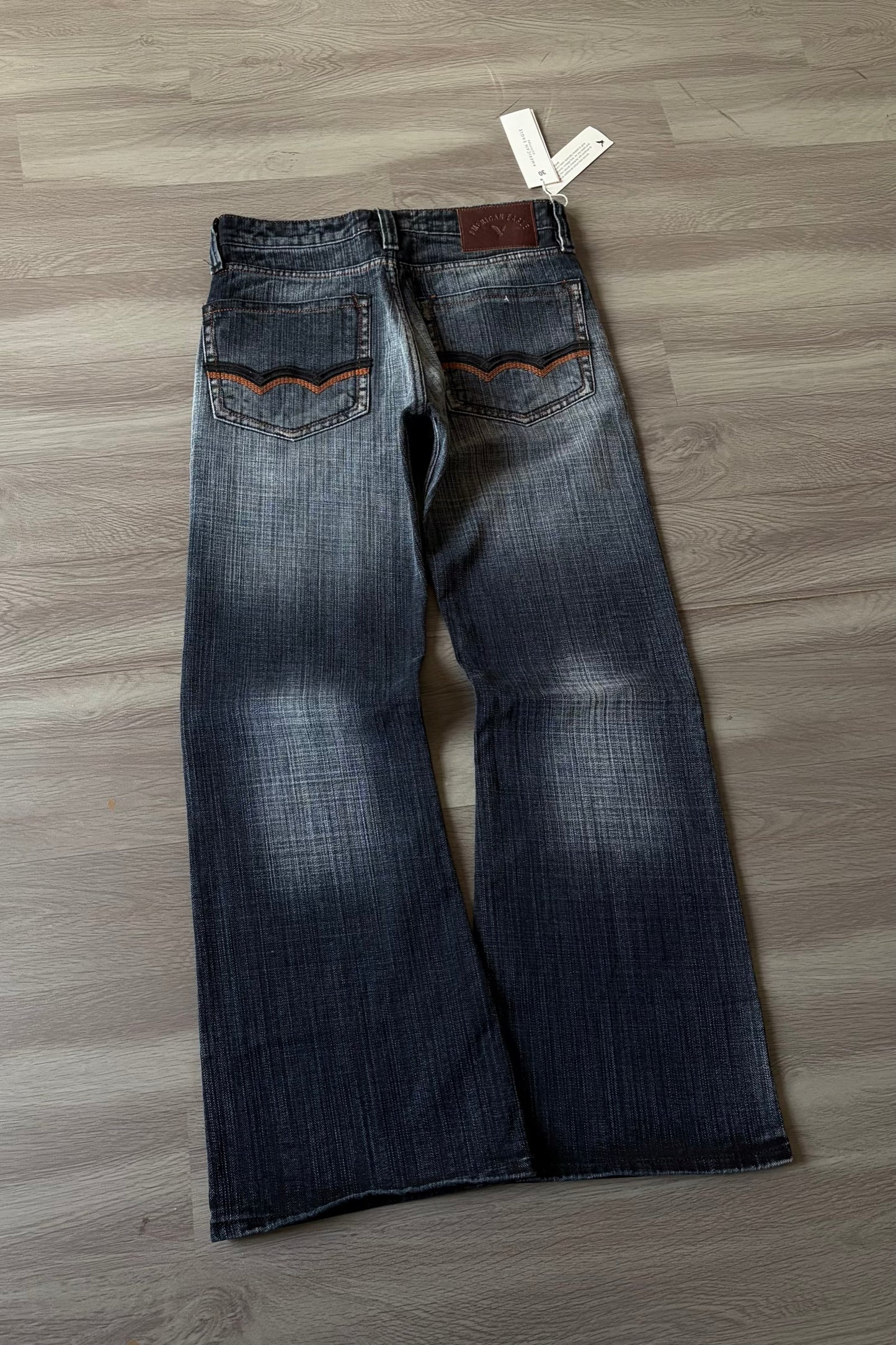 Smoke Grey Heavy Bootcut Denim