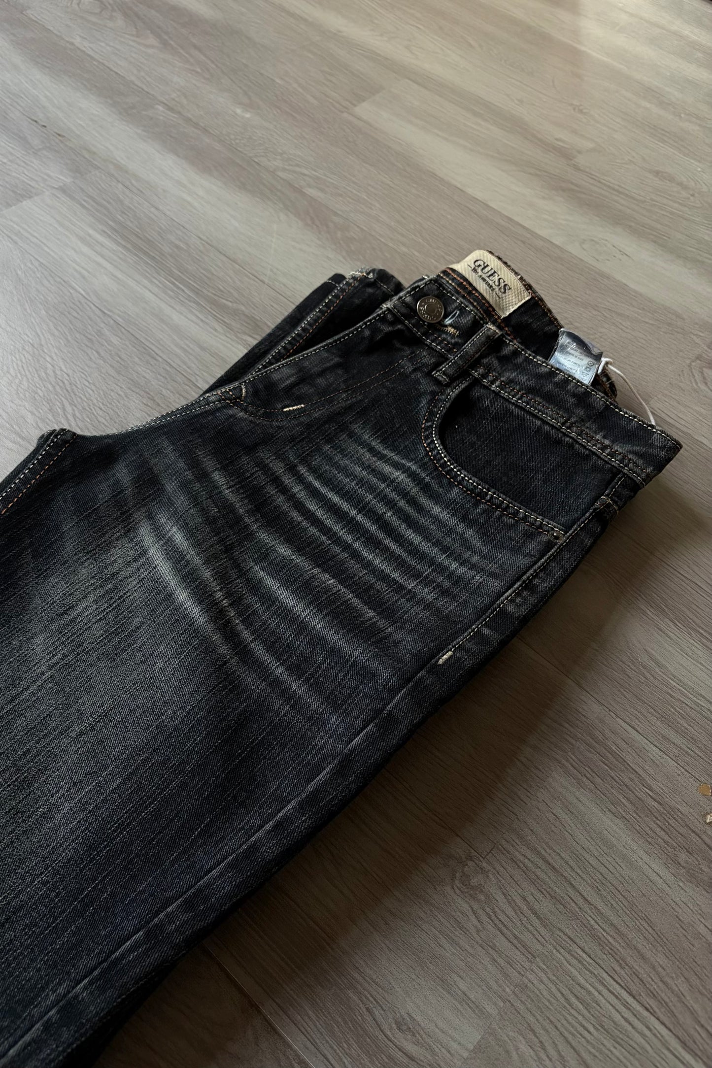 Smoked Black Bootcut Denim