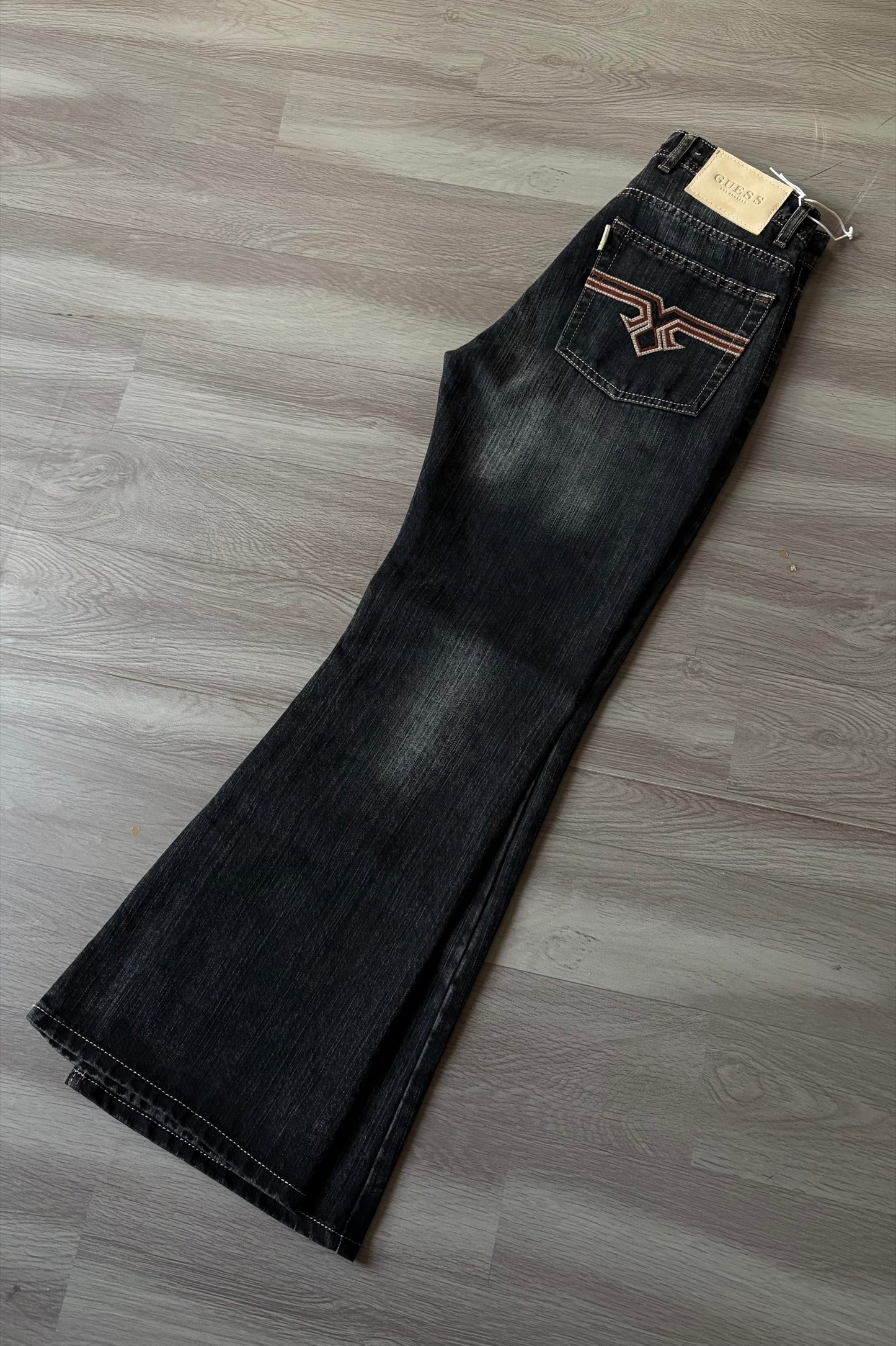 Smoked Black Bootcut Denim