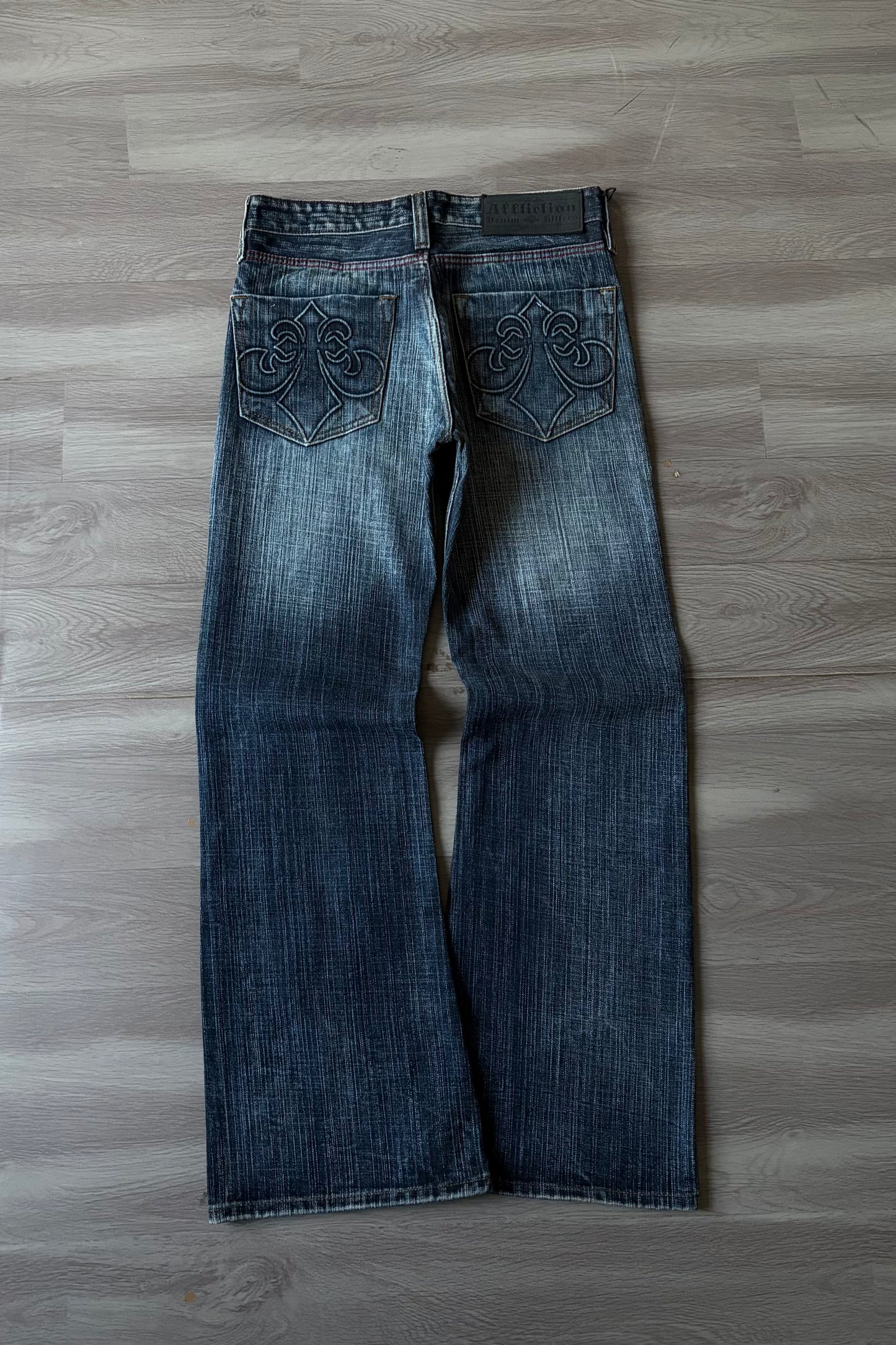 Slate Blue Bootcut Denim