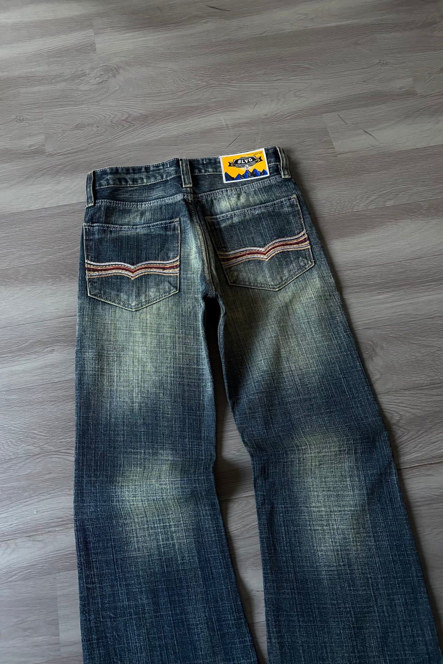 Smoke Wash Bootcut Denim