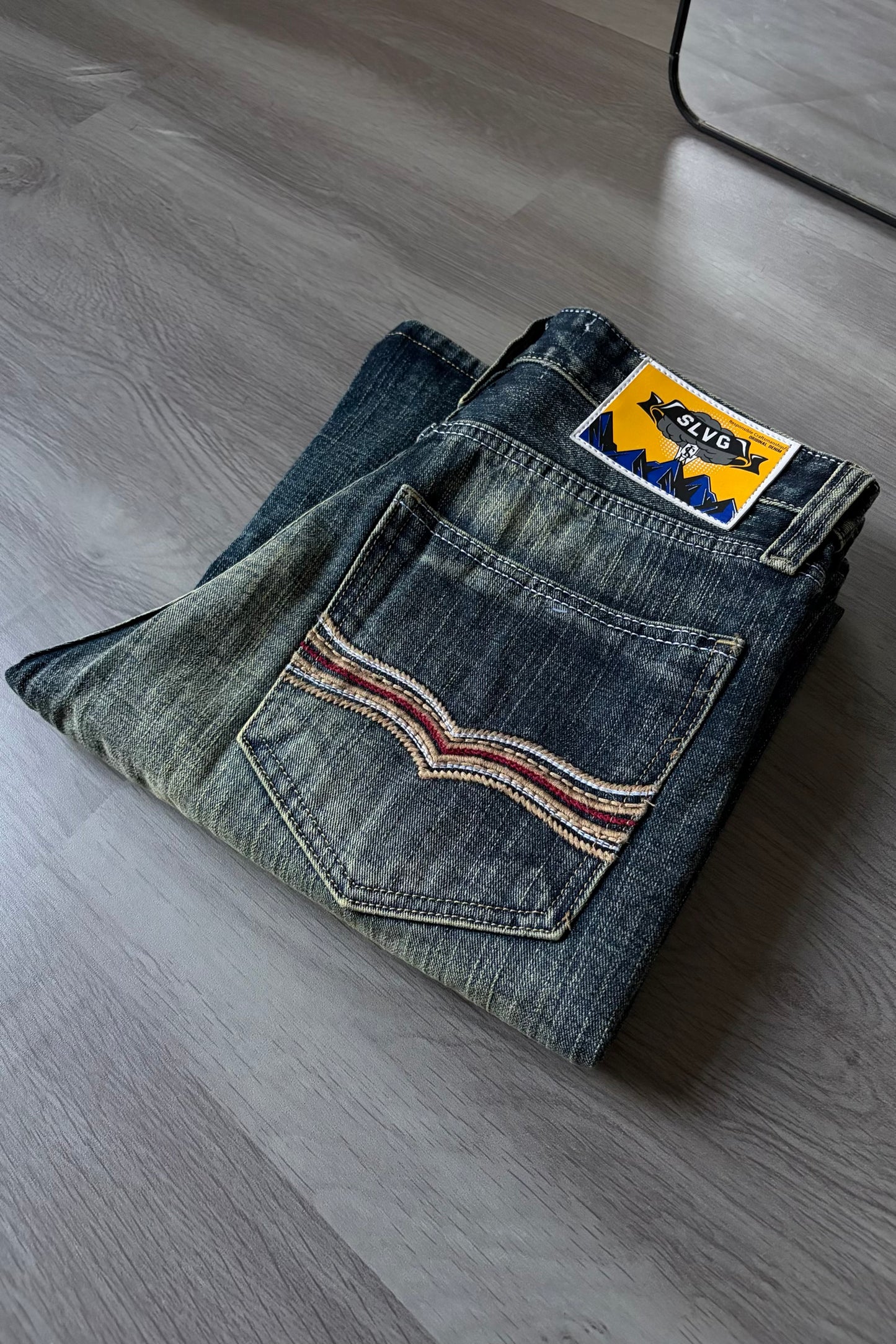 Smoke Wash Bootcut Denim