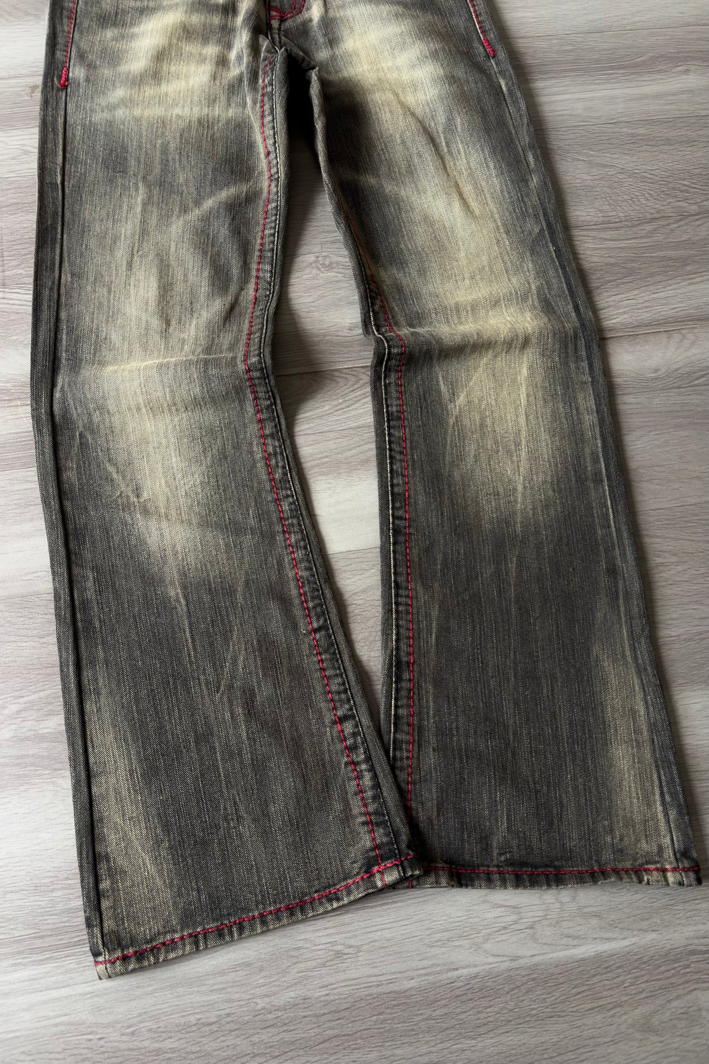 Crimson Core Honey Fade Slim Bootcut
