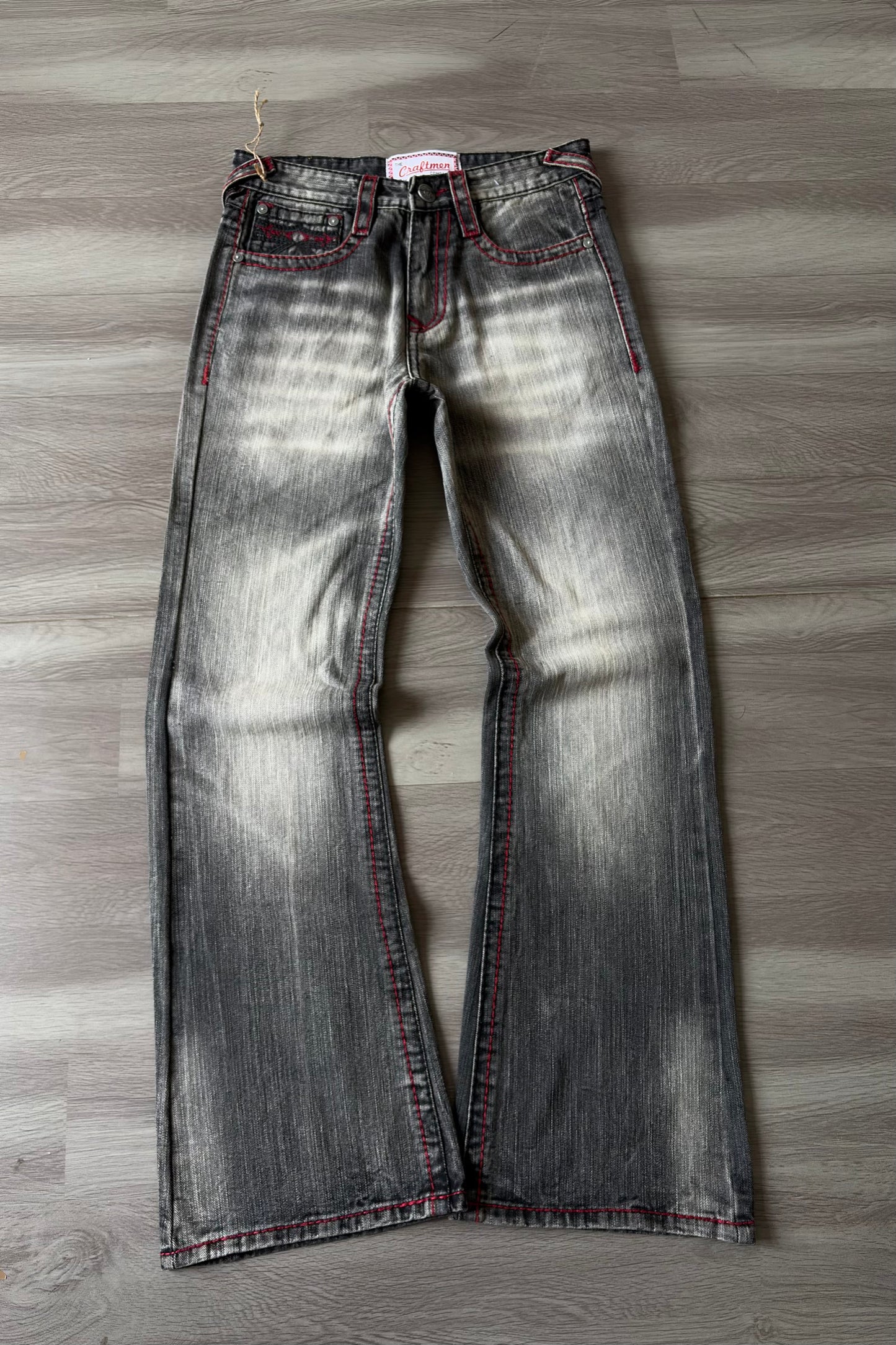 Crimson Core Mocha Grey Slim Bootcut