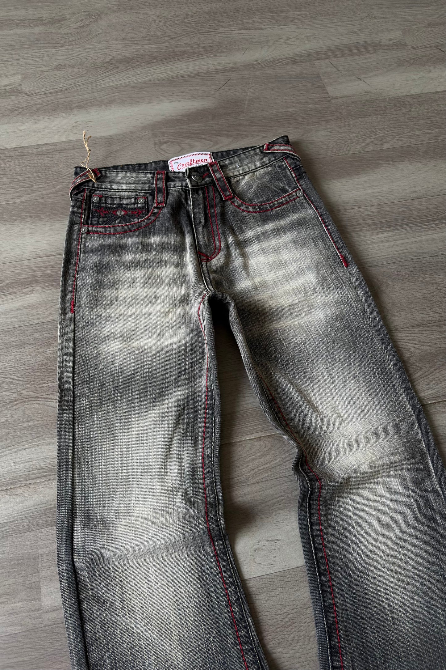 Crimson Core Mocha Grey Slim Bootcut