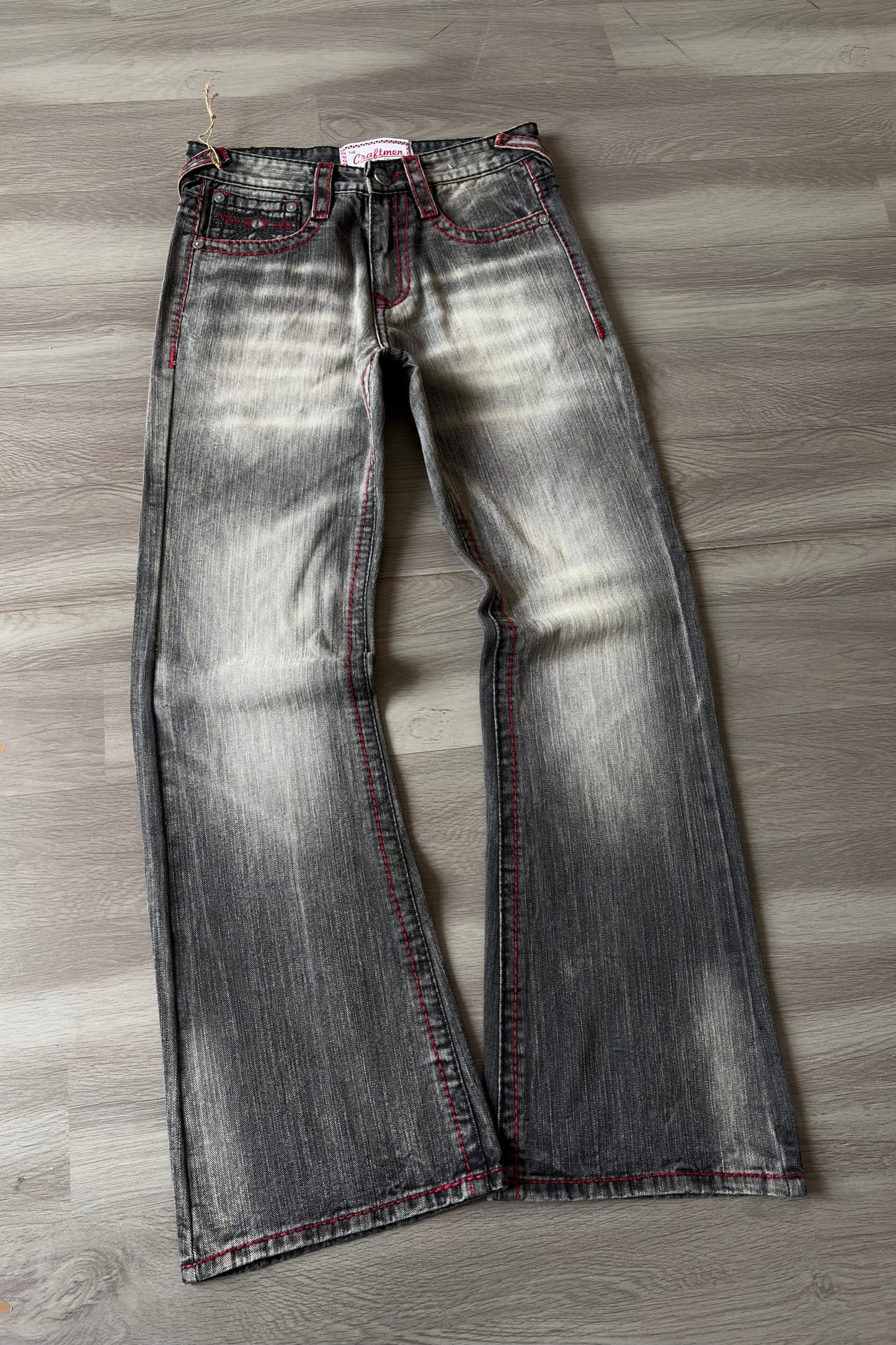 Crimson Core Mocha Grey Slim Bootcut