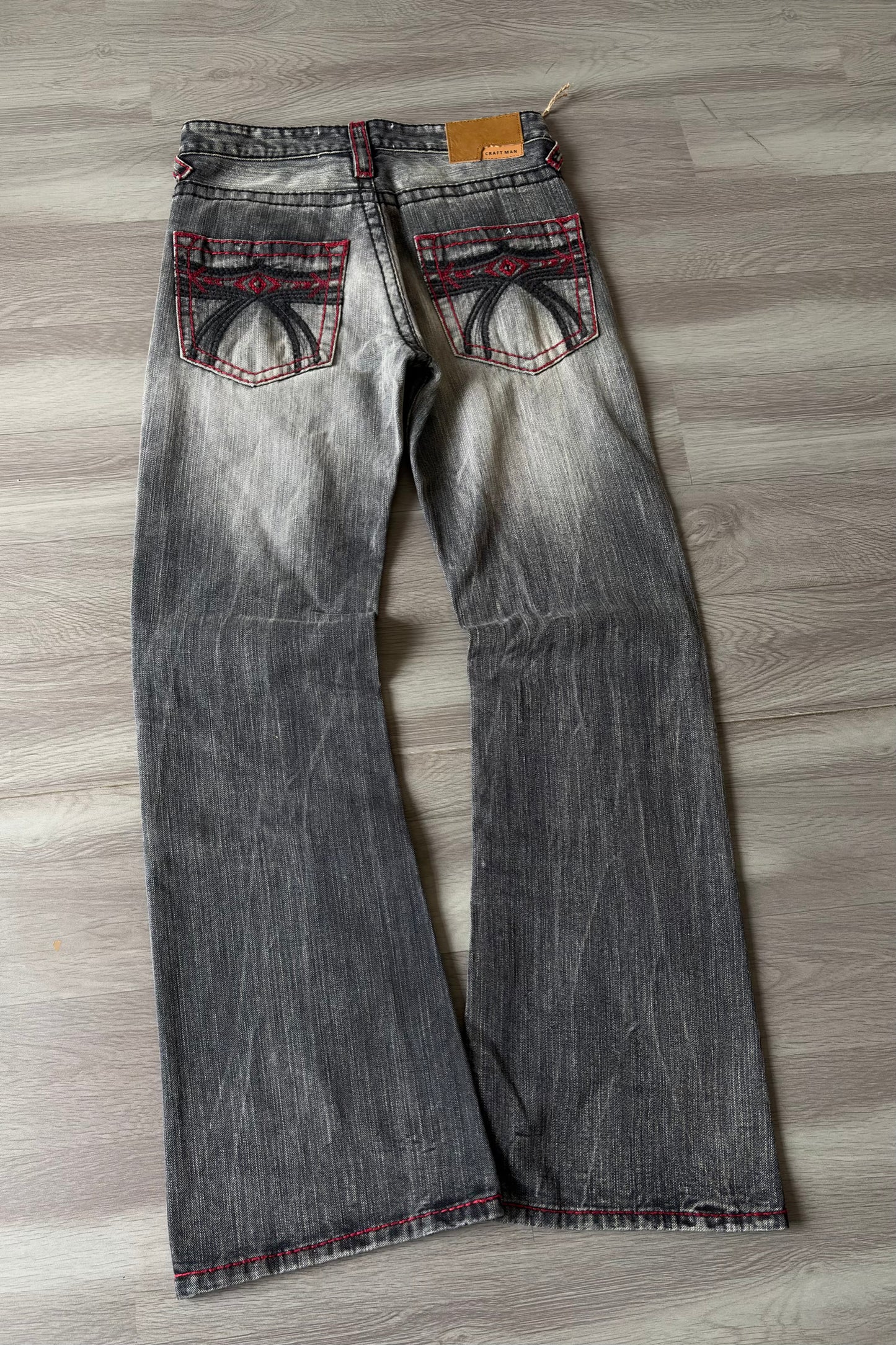 Crimson Core Mocha Grey Slim Bootcut