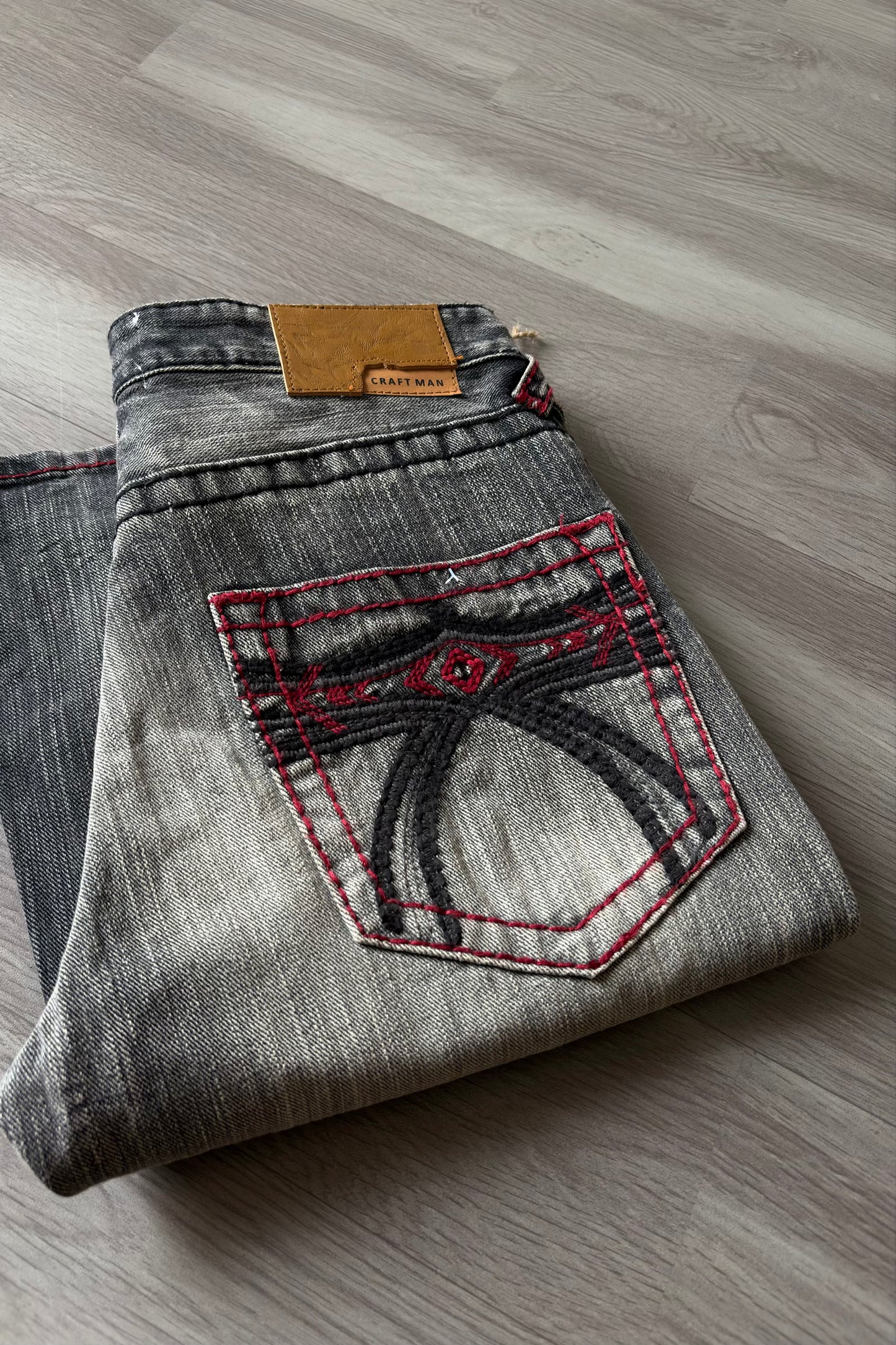 Crimson Core Mocha Grey Slim Bootcut