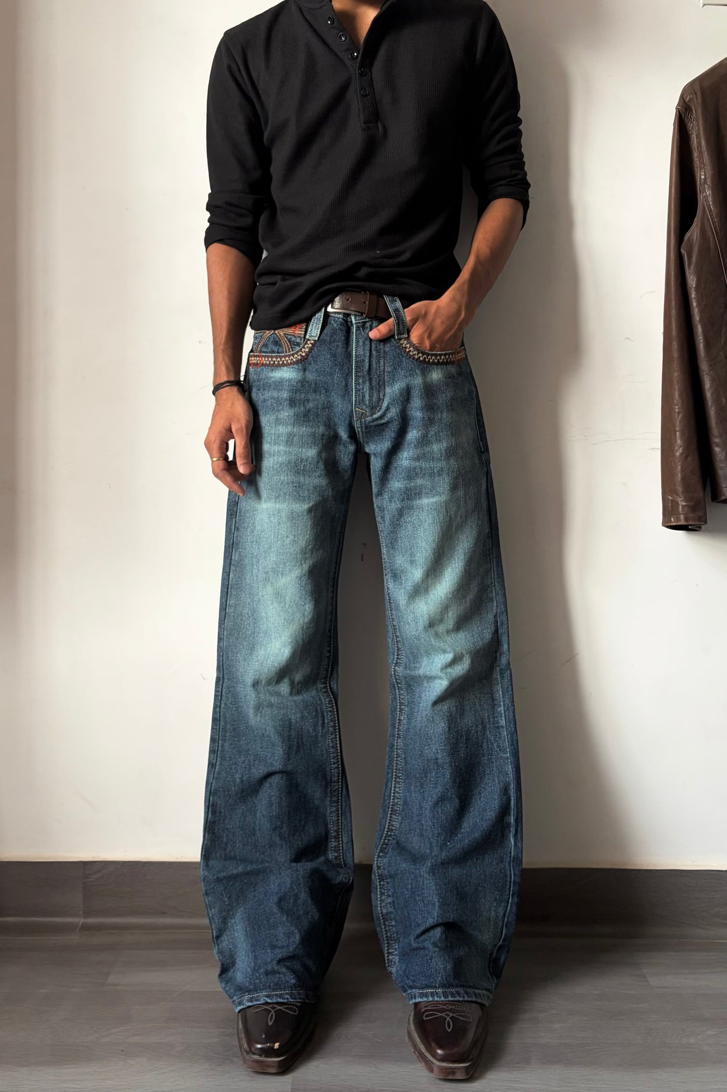 Blue Faded Heritage Bootcut