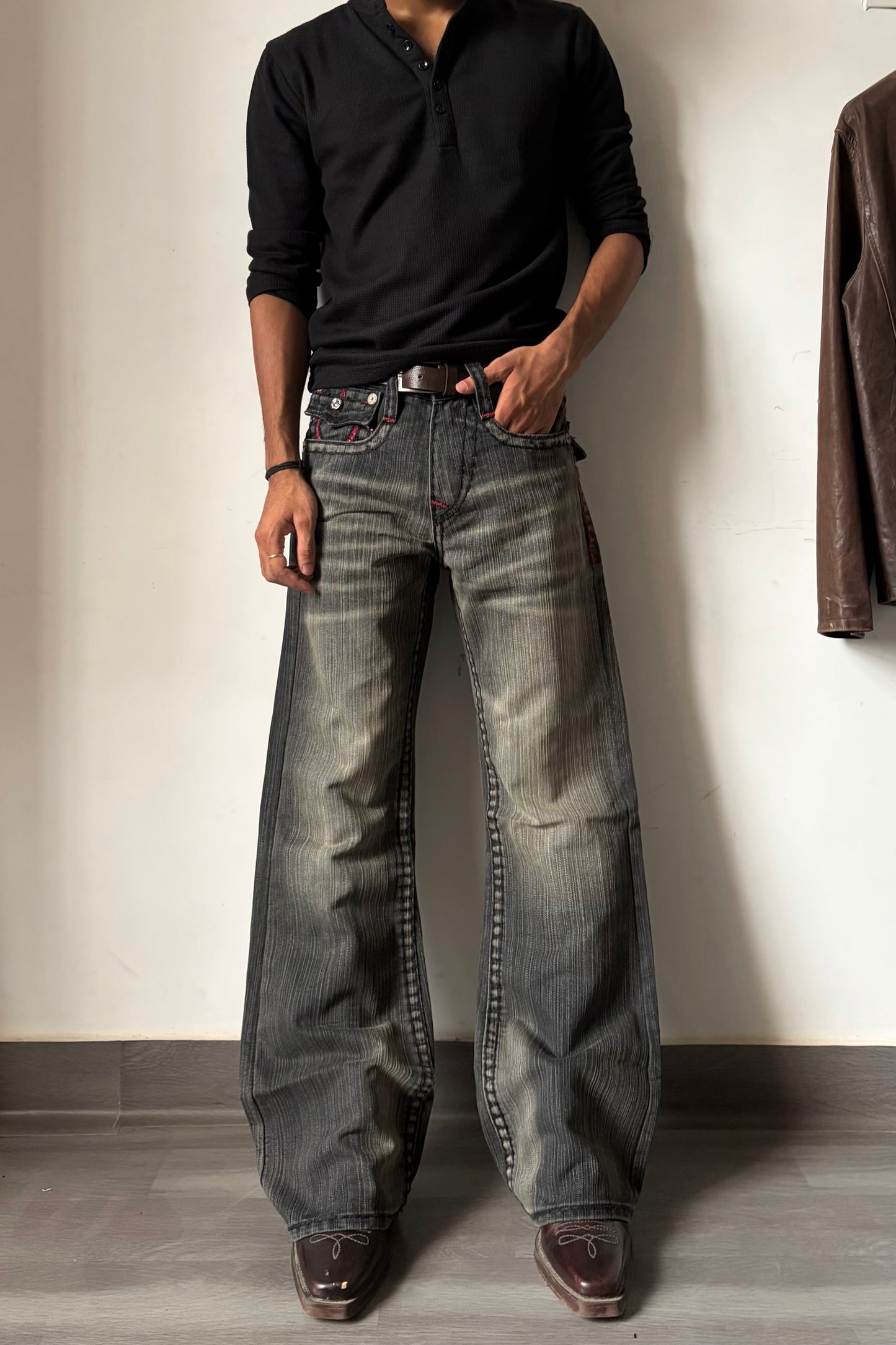 Signature Thread Bronze Fade Bootcut