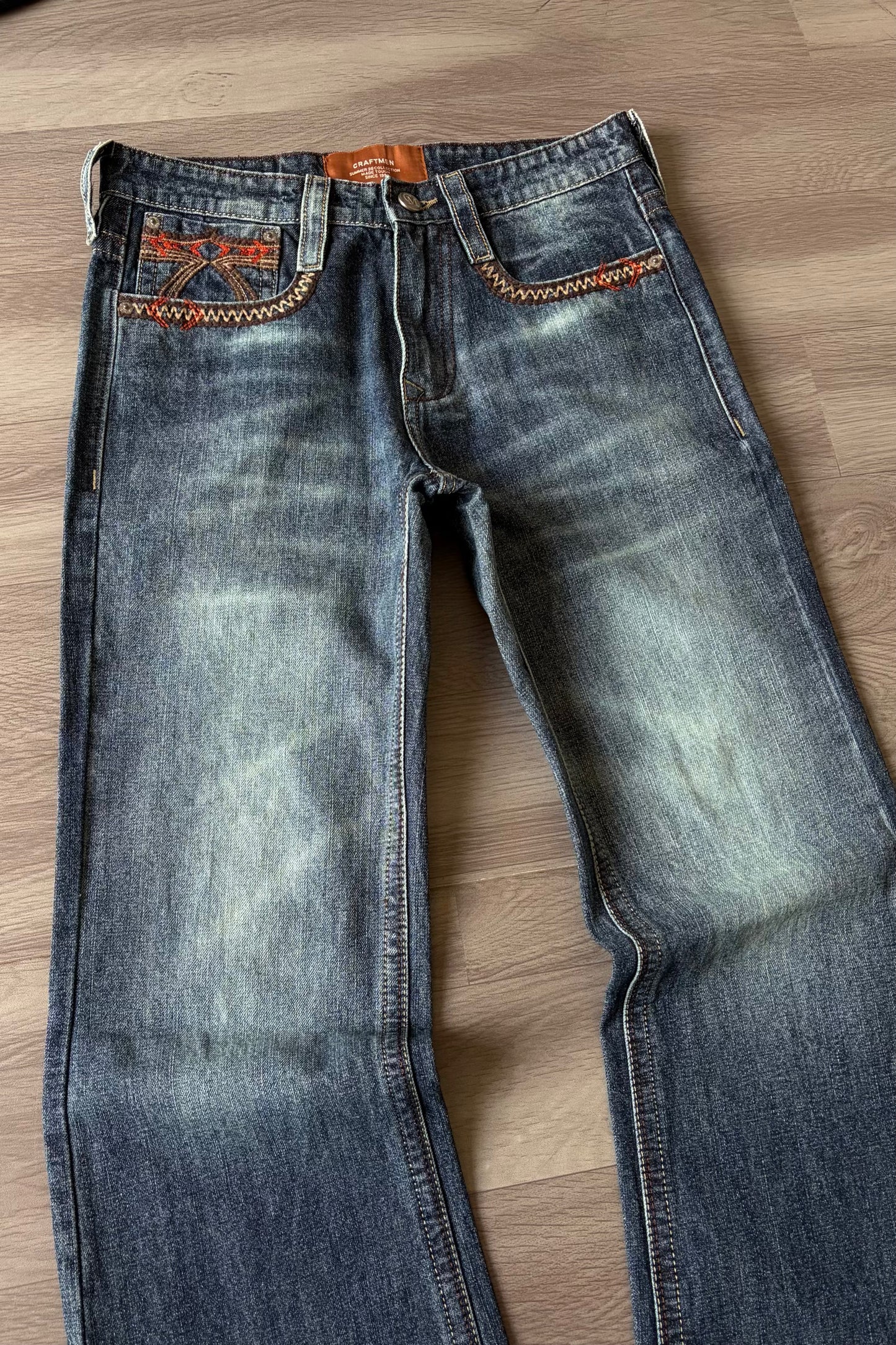 Blue Faded Heritage Bootcut