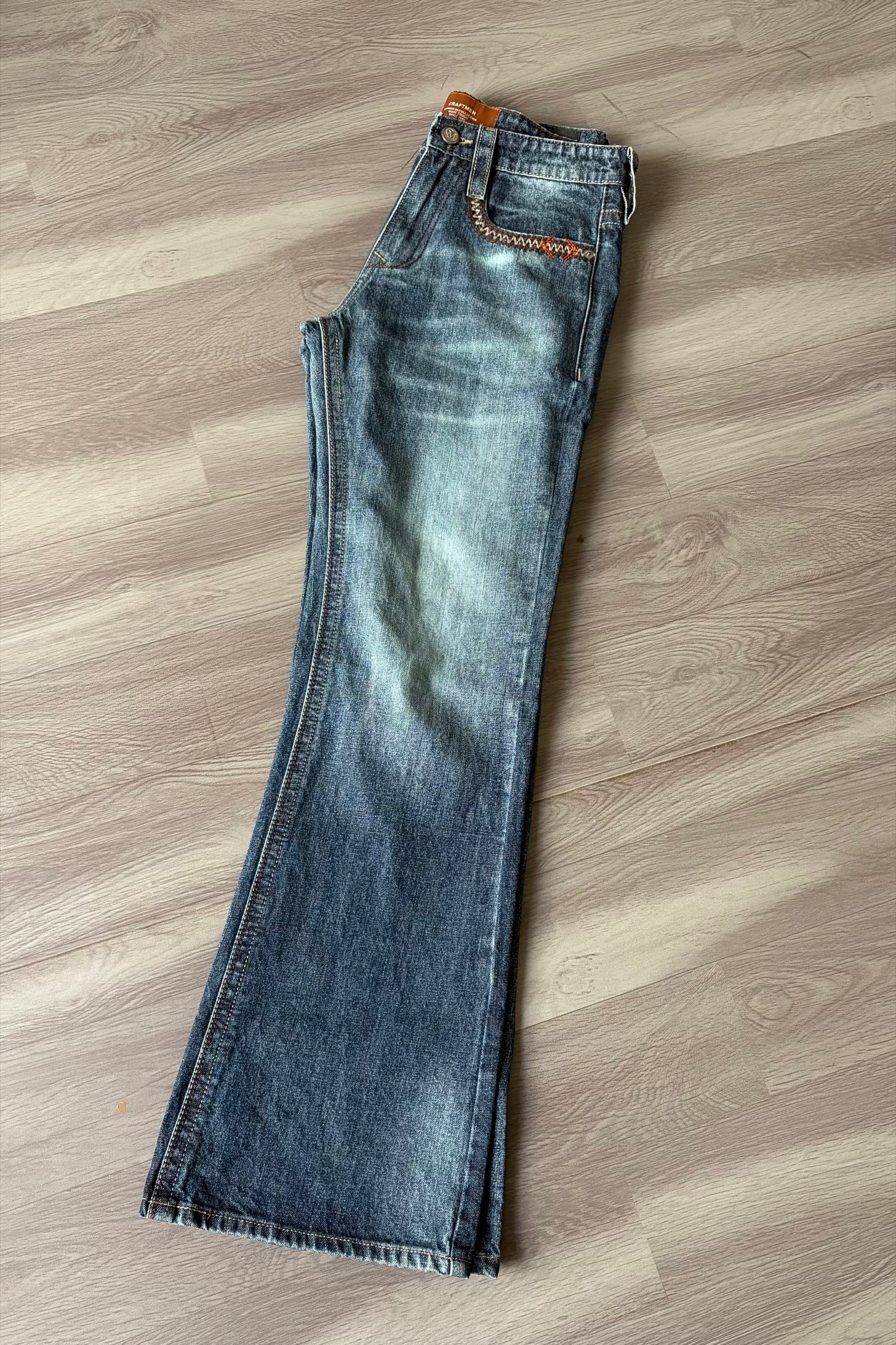 Blue Faded Heritage Bootcut