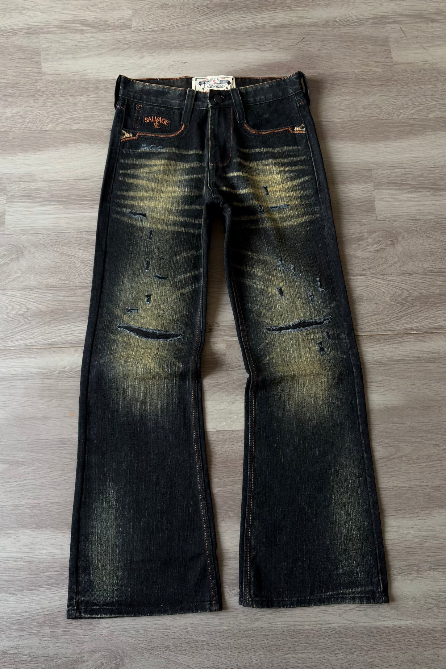 Black Havoc Olive Fade Bootcut