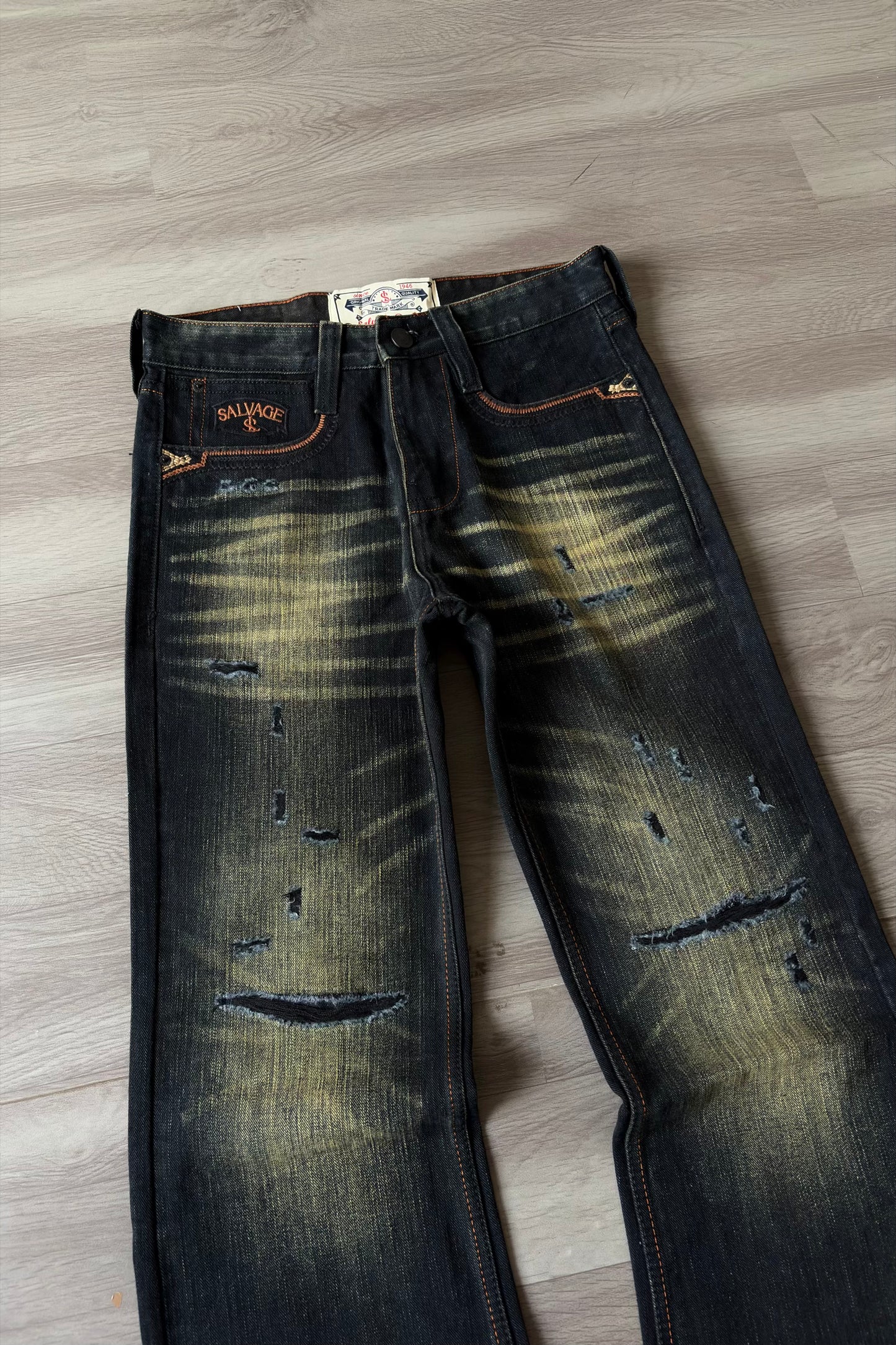 Black Havoc Olive Fade Bootcut