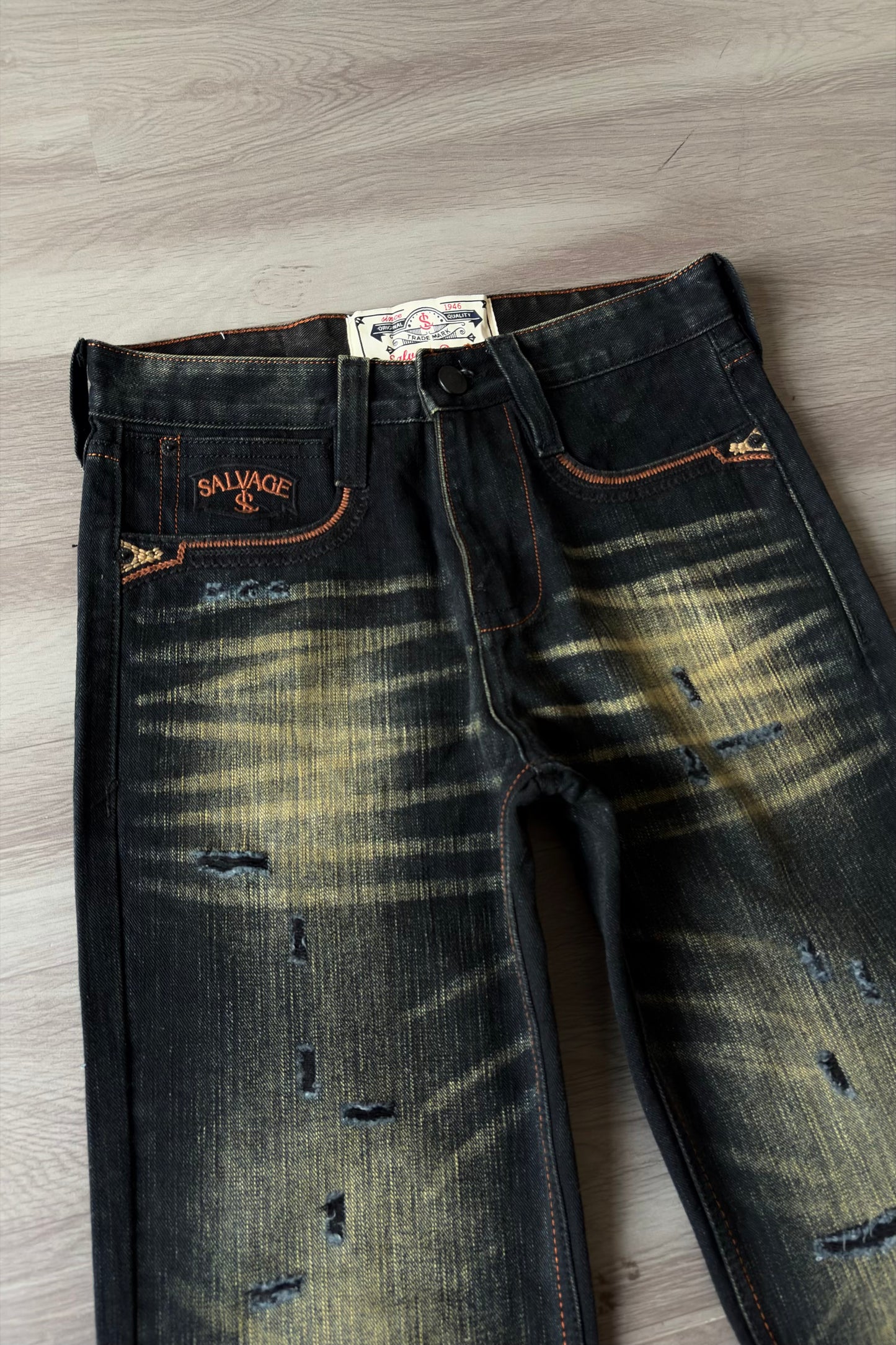Black Havoc Olive Fade Bootcut
