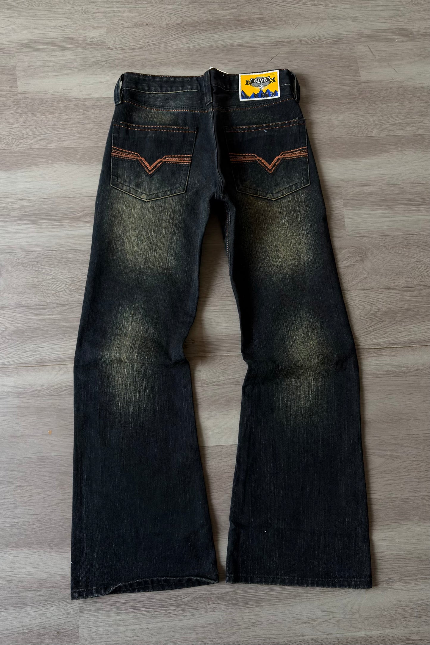 Black Havoc Olive Fade Bootcut