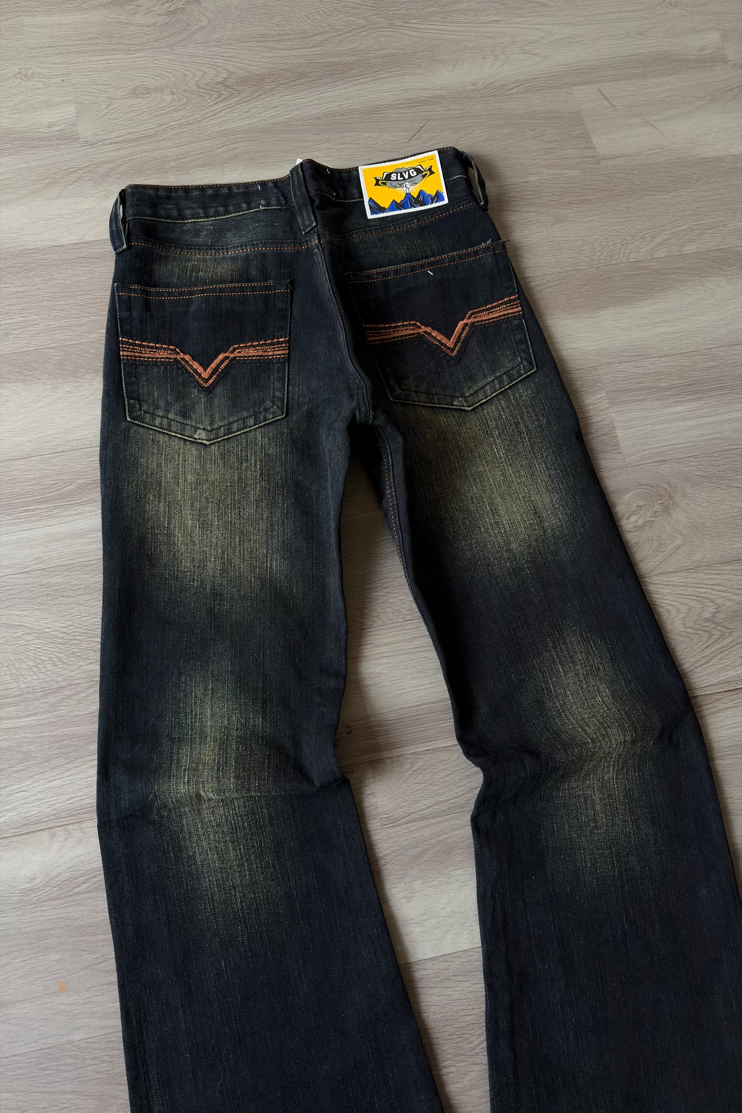 Black Havoc Olive Fade Bootcut