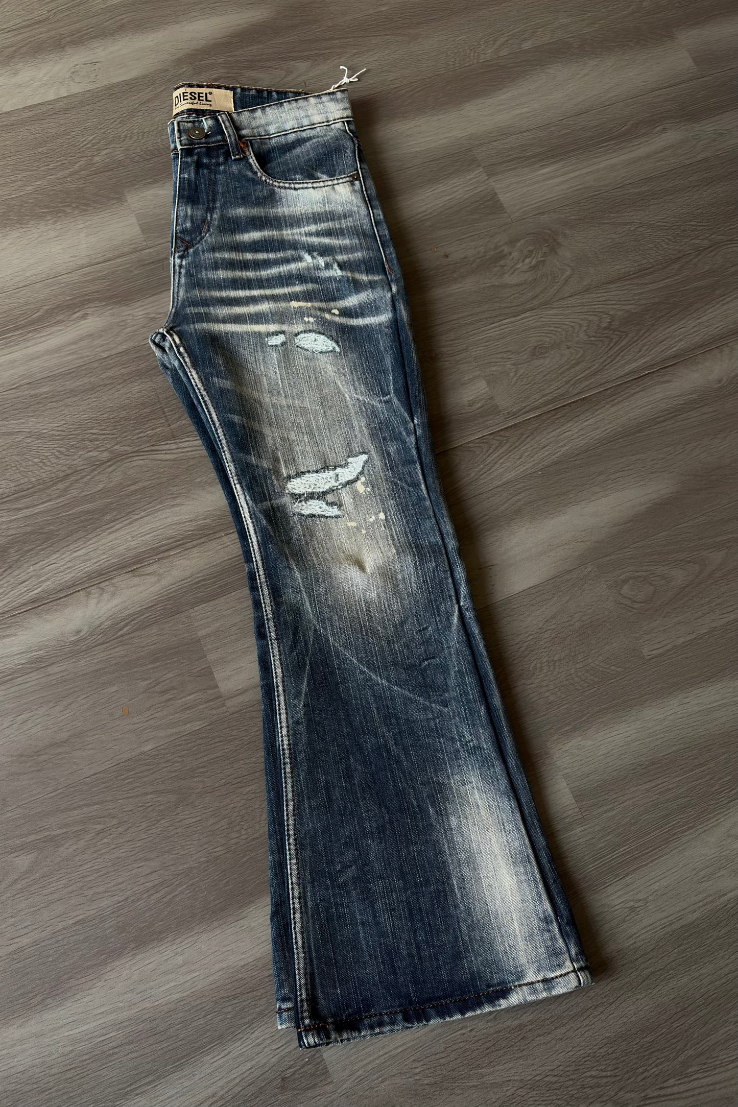 Hadal Blue Rushed Bootcut